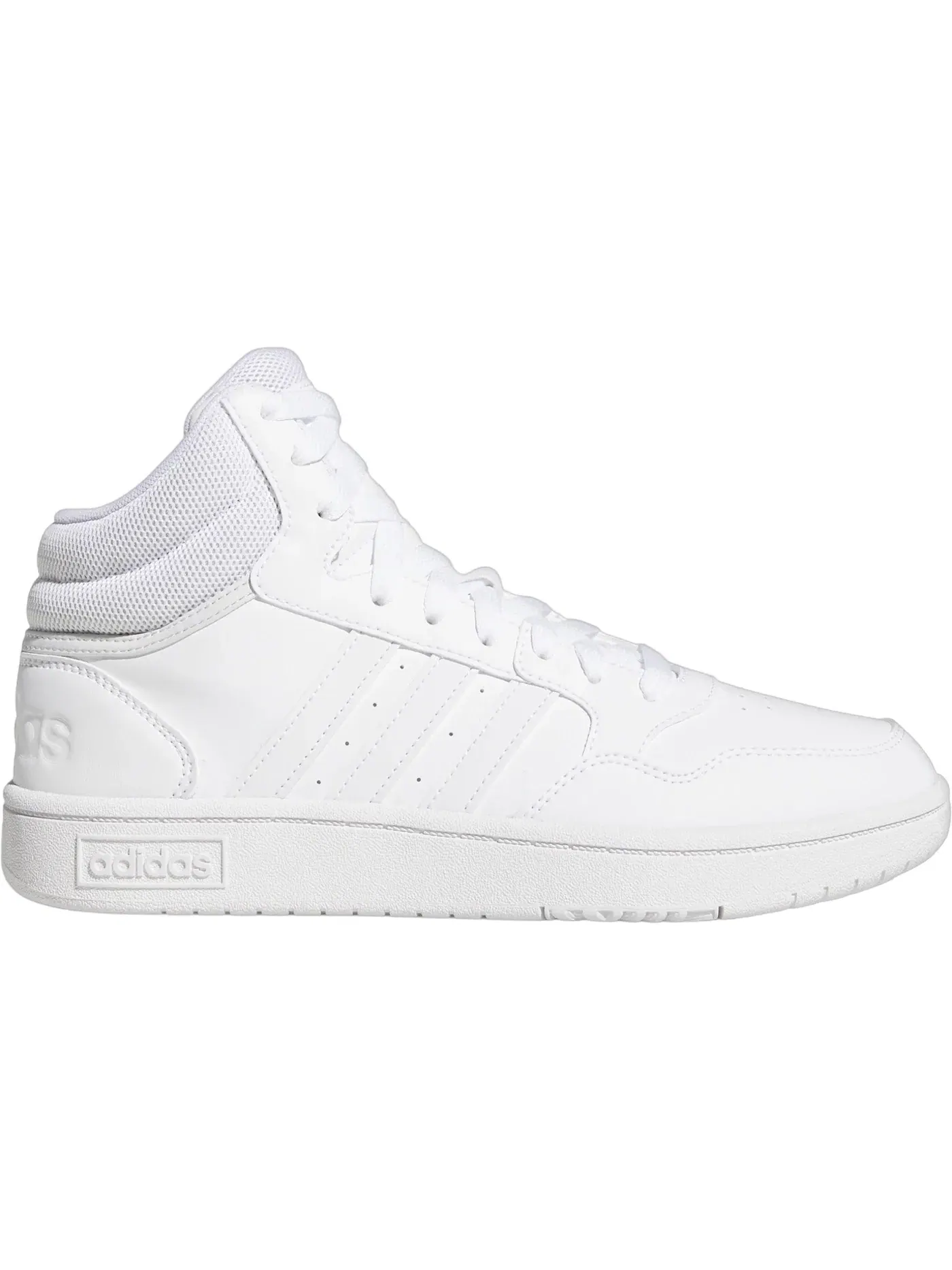 Женские кроссовки Lifestyle Adidas Hoops 3.0 Mid Classic — изображение 1 из 1, белый/белый/серый
