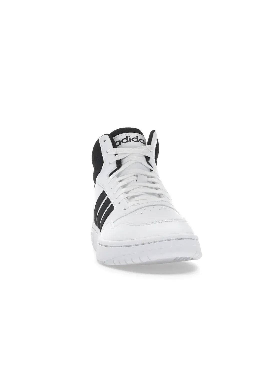 Мужские кроссовки для повседневной носки Adidas Hoops 3.0 Mid Classic Vintage — изображение 2 из 4, черный черный белый