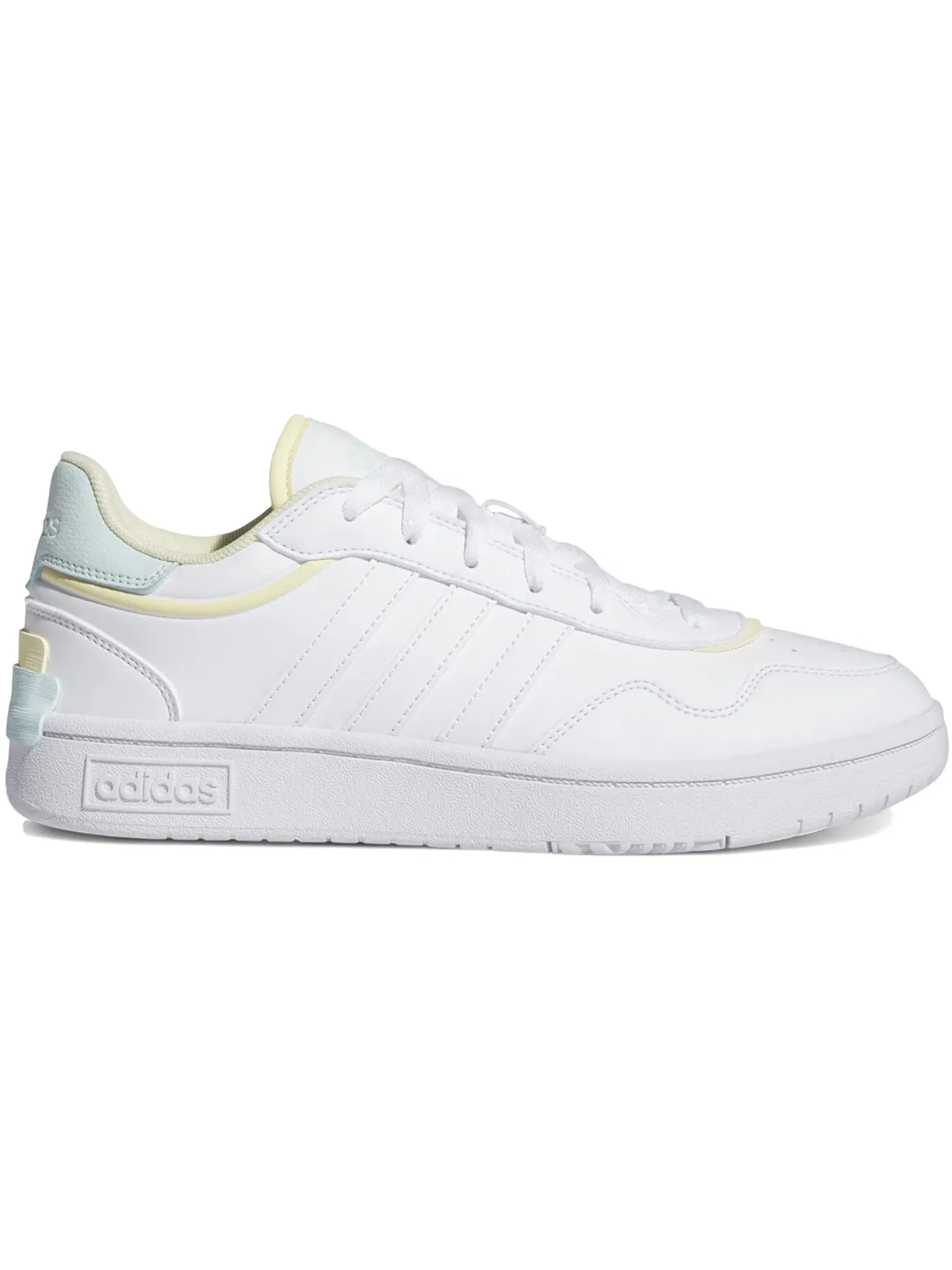 Женские кроссовки Adidas Hoops 3.0 SE — изображение 1 из 1, белый/желтый/синий