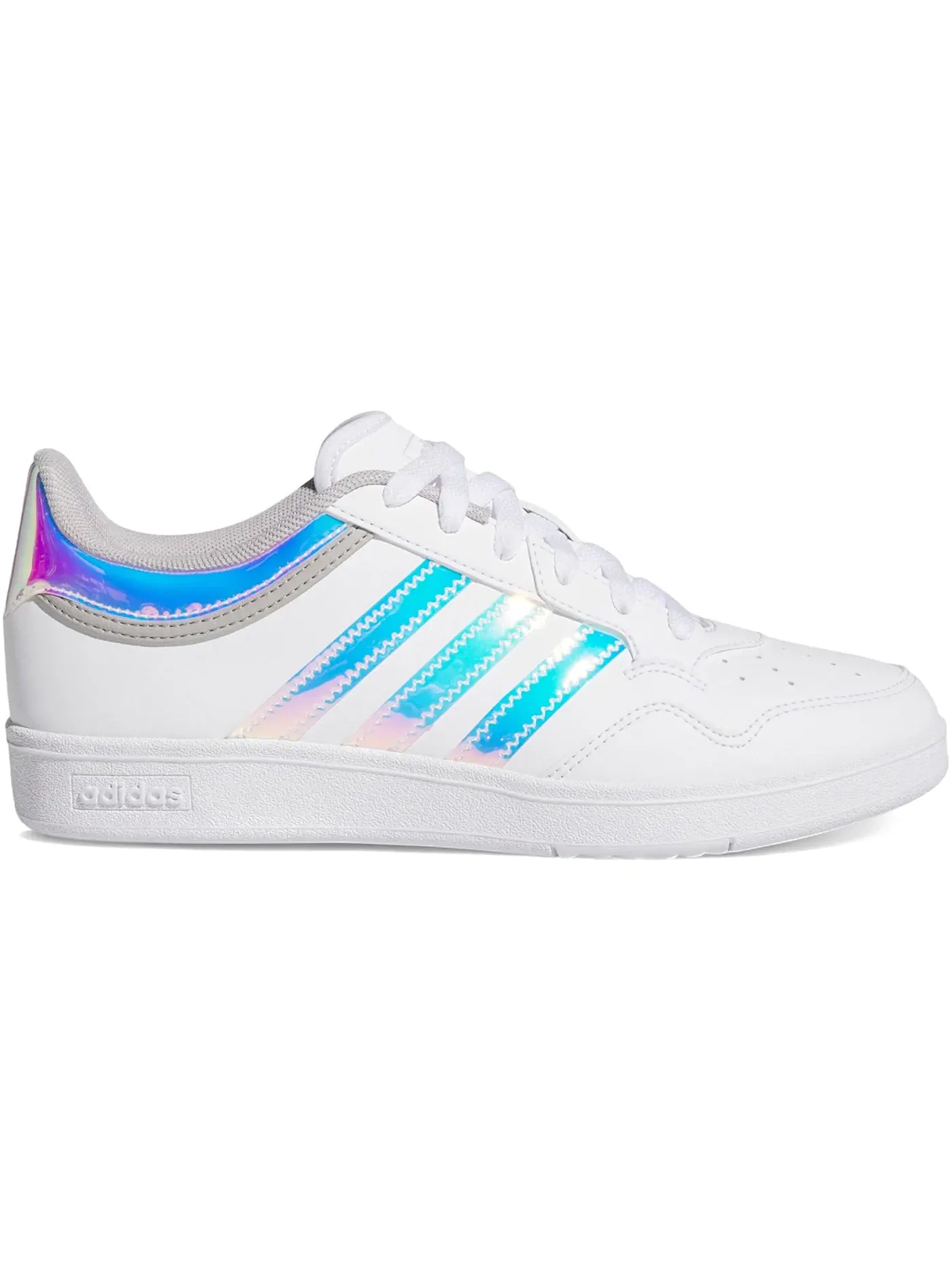 Женские кроссовки повседневные Adidas Hoops 4.0 — изображение 1 из 1, белый/белый/серый