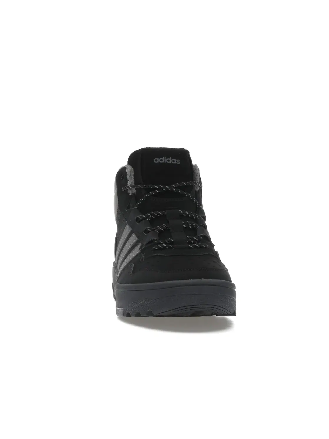 Мужские кроссовки Lifestyle с высоким верхом Adidas Hoops 4.0 Mid — изображение 2 из 4, черный/серый/черный