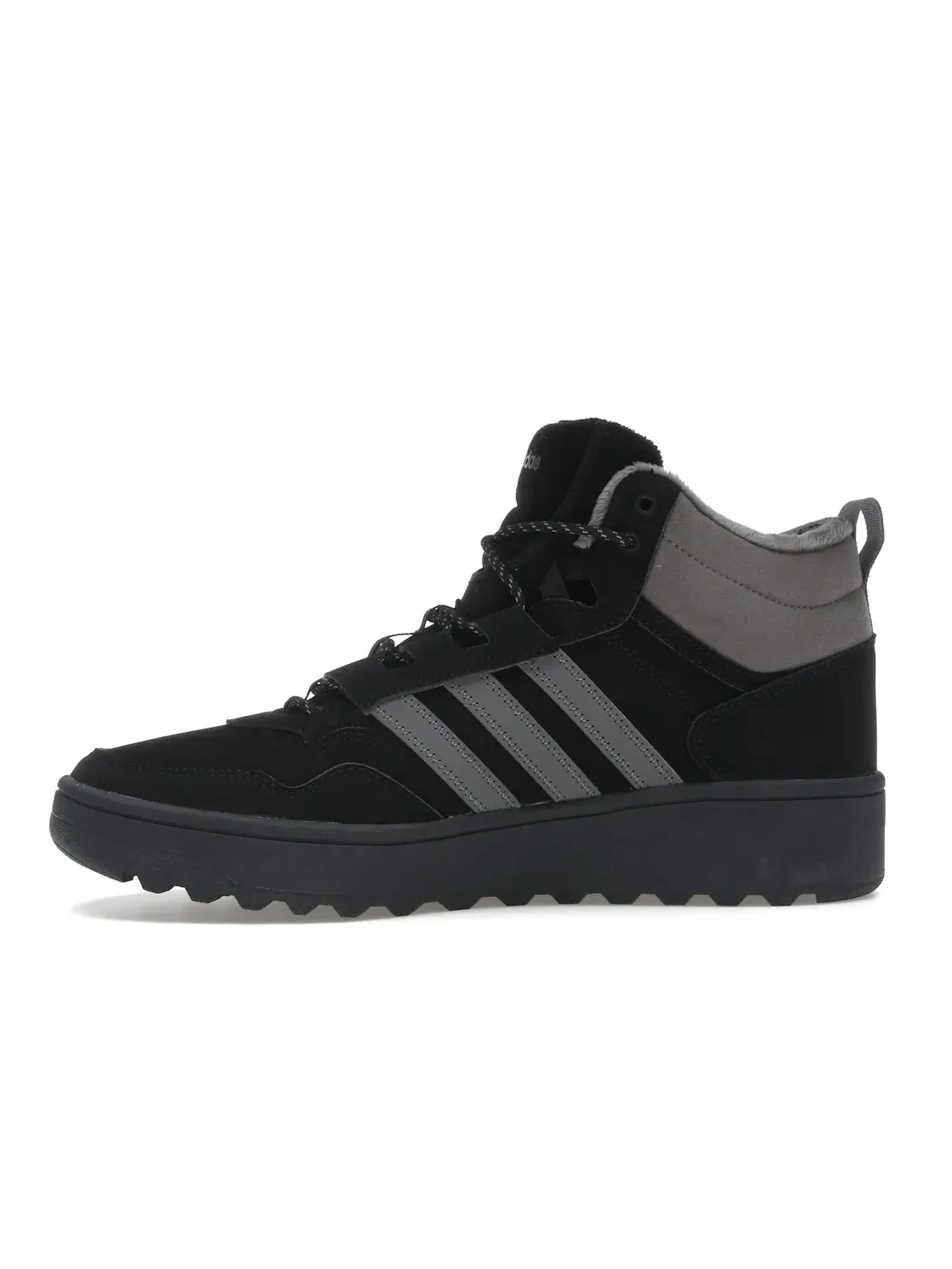 Мужские кроссовки Lifestyle с высоким верхом Adidas Hoops 4.0 Mid — изображение 3 из 4, черный/серый/черный
