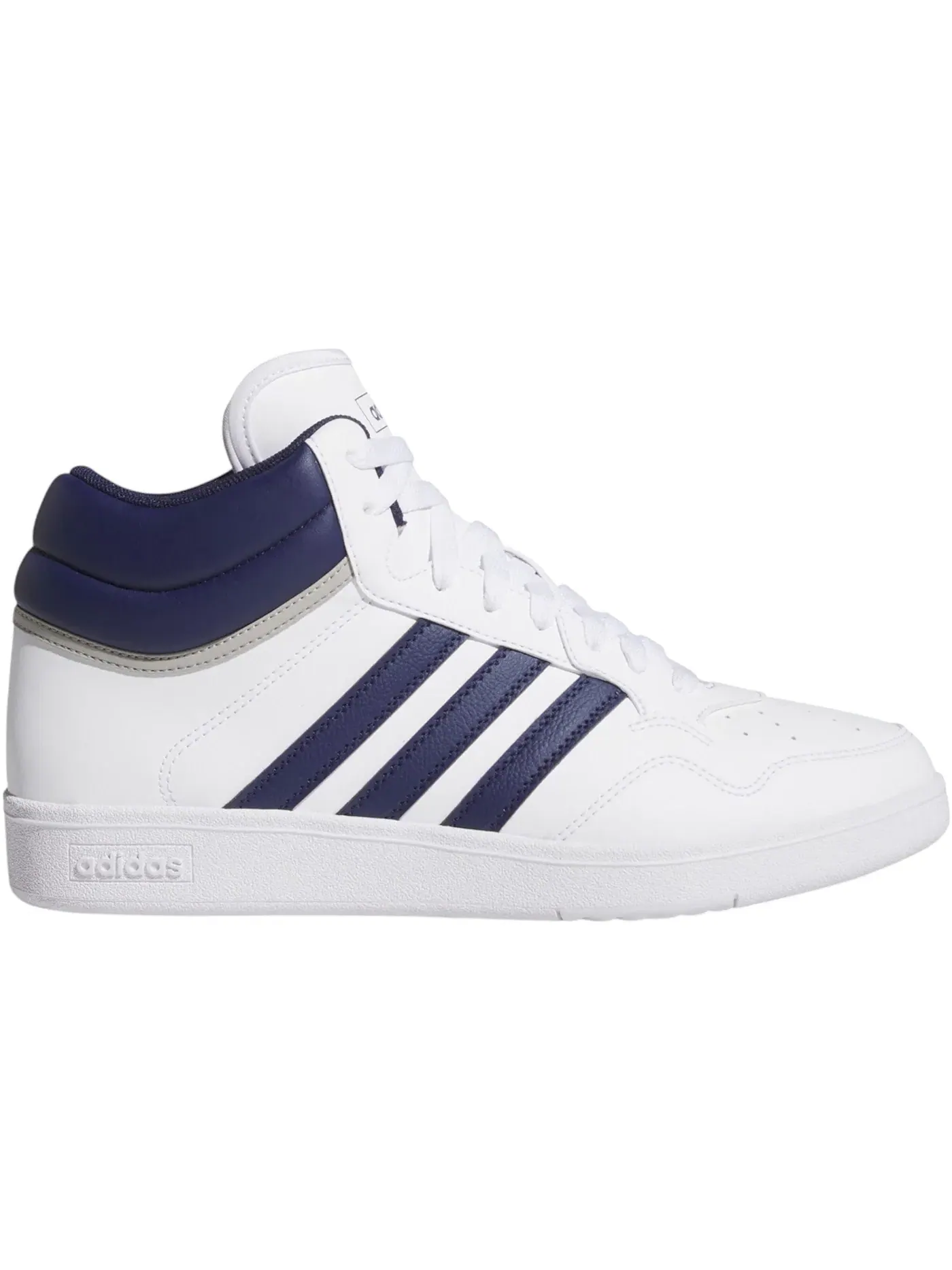 Мужские кроссовки Lifestyle Adidas Hoops 4.0 Mid — изображение 1 из 1, белый темный синий серый