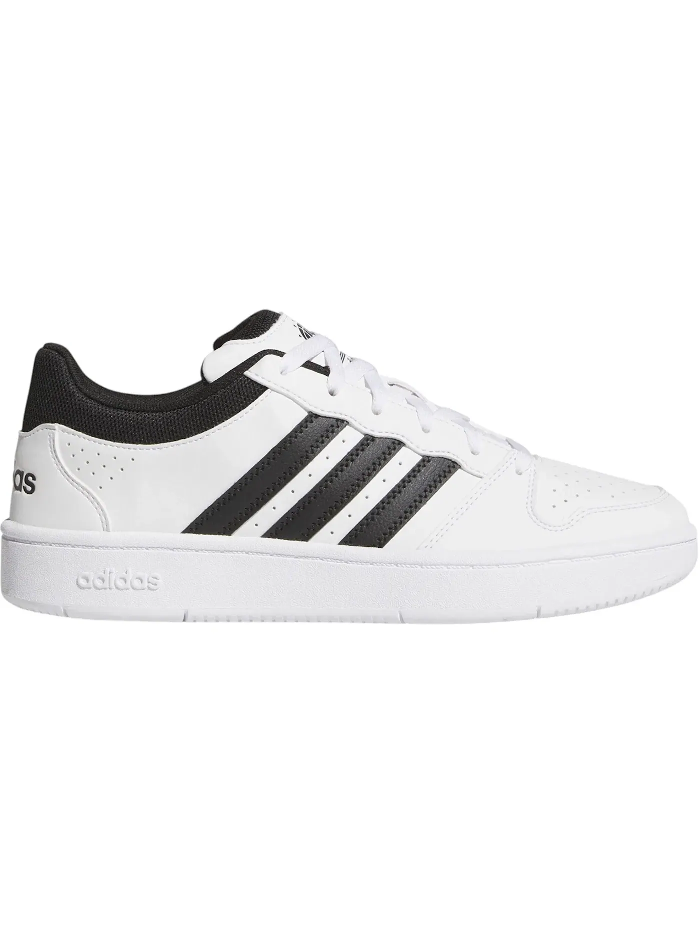 Мужские кроссовки Lifestyle с длинным шнурованием Adidas Hoops Classic — изображение 1 из 1, белый черный серый