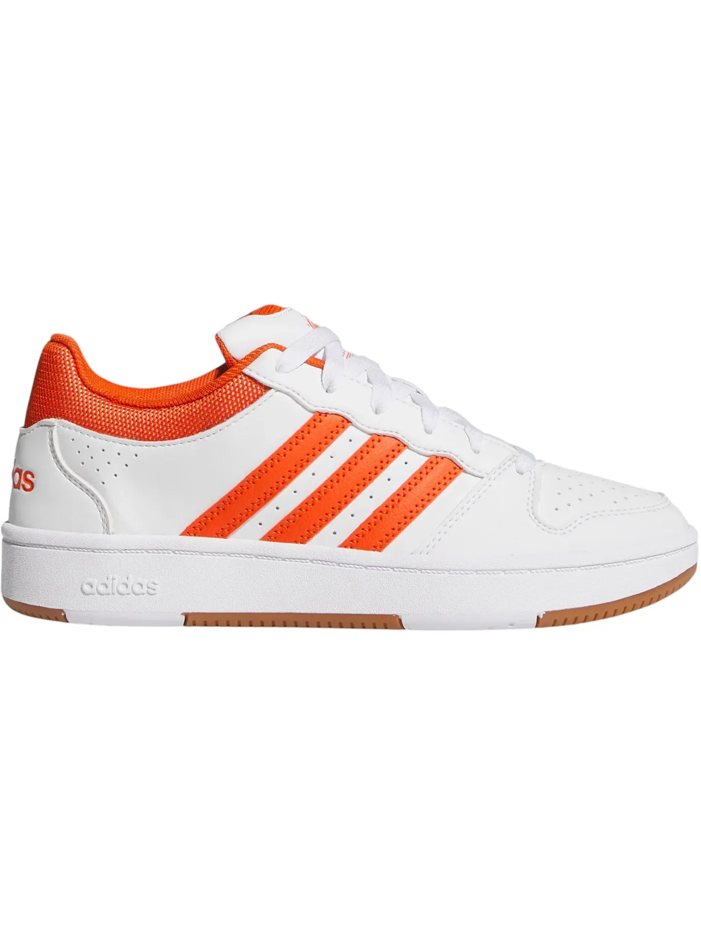 Женские кроссовки Lifestyle Adidas Hoops Classic — изображение 1 из 1, белый/оранжевый