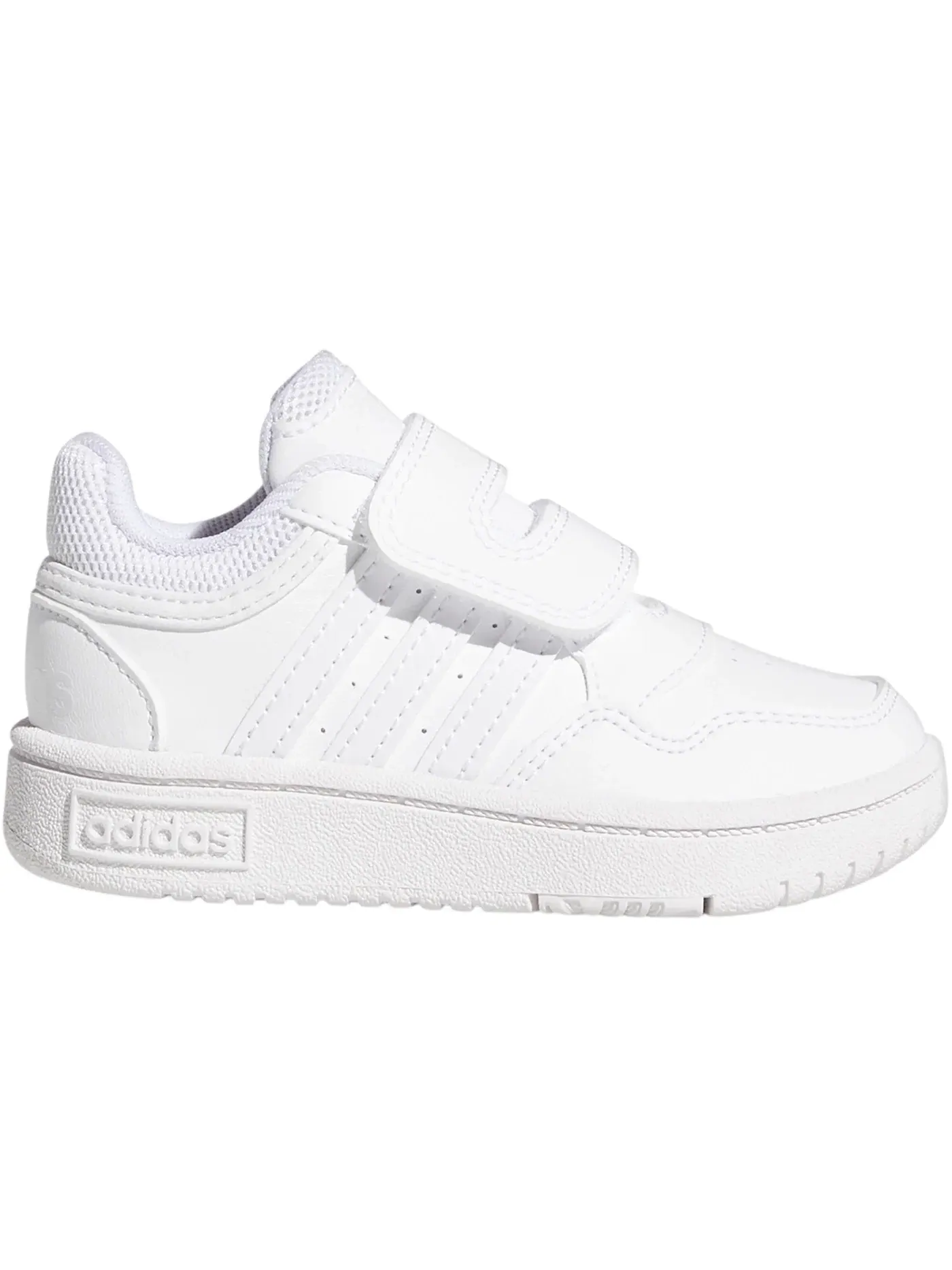 Детские кеды Lifestyle Adidas Hoops — изображение 1 из 1, белый