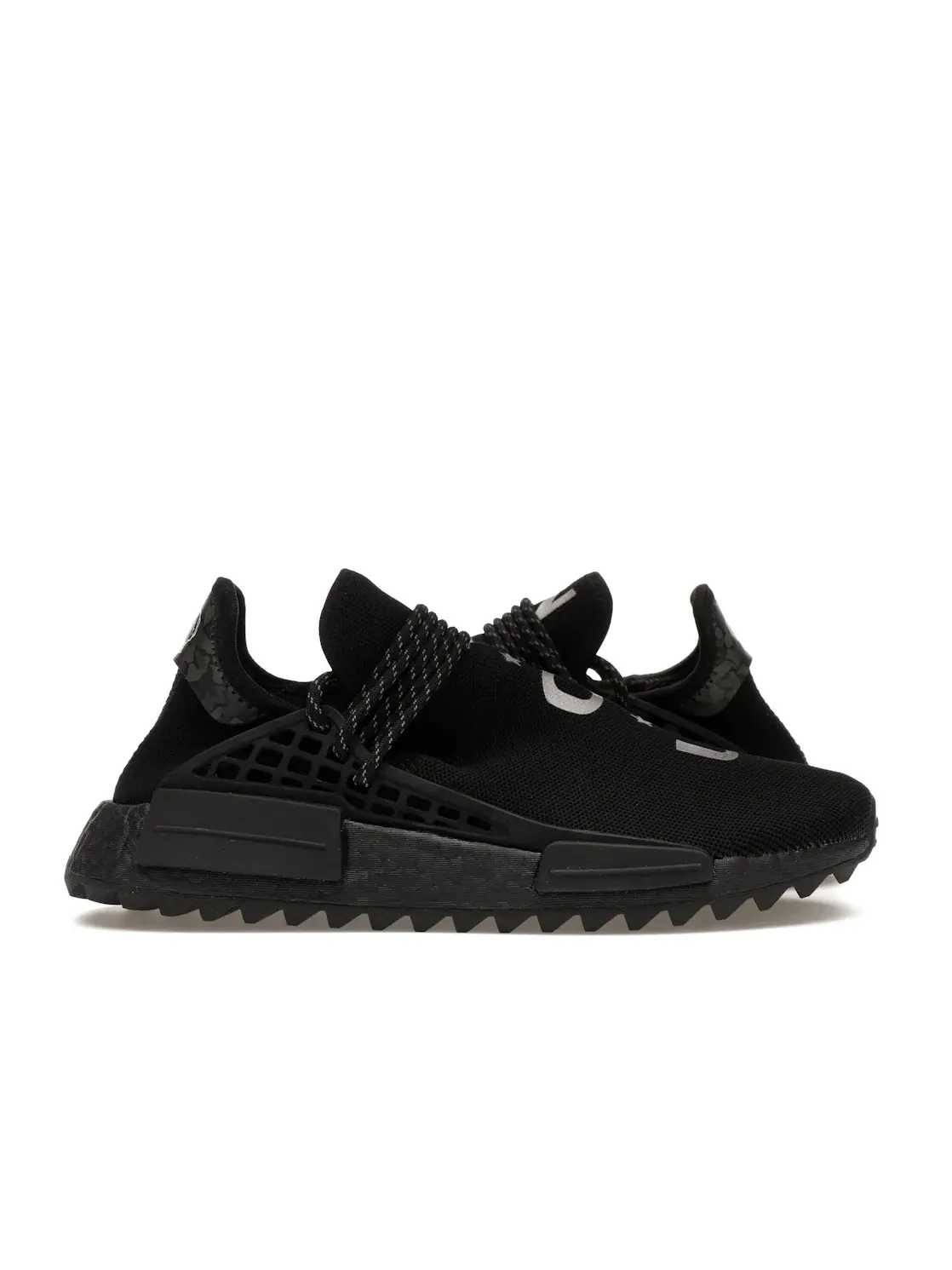 Мужские кроссовки Lifestyle с принтом Adidas NMD HU — изображение 1 из 4, черный/черный