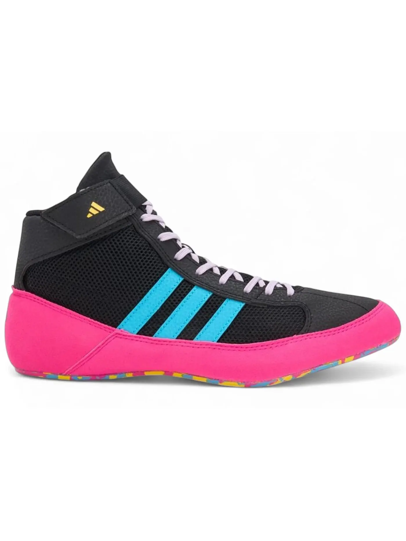 Мужские кроссовки для спорта Adidas HVC — изображение 1 из 1, черный/голубой/желтый