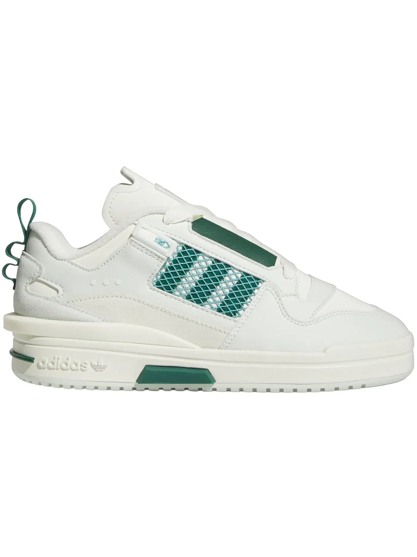 Мужские кроссовки Lifestyle Adidas Hyc Forum Mod Low — изображение 1 из 1, зеленый/слоновая кость
