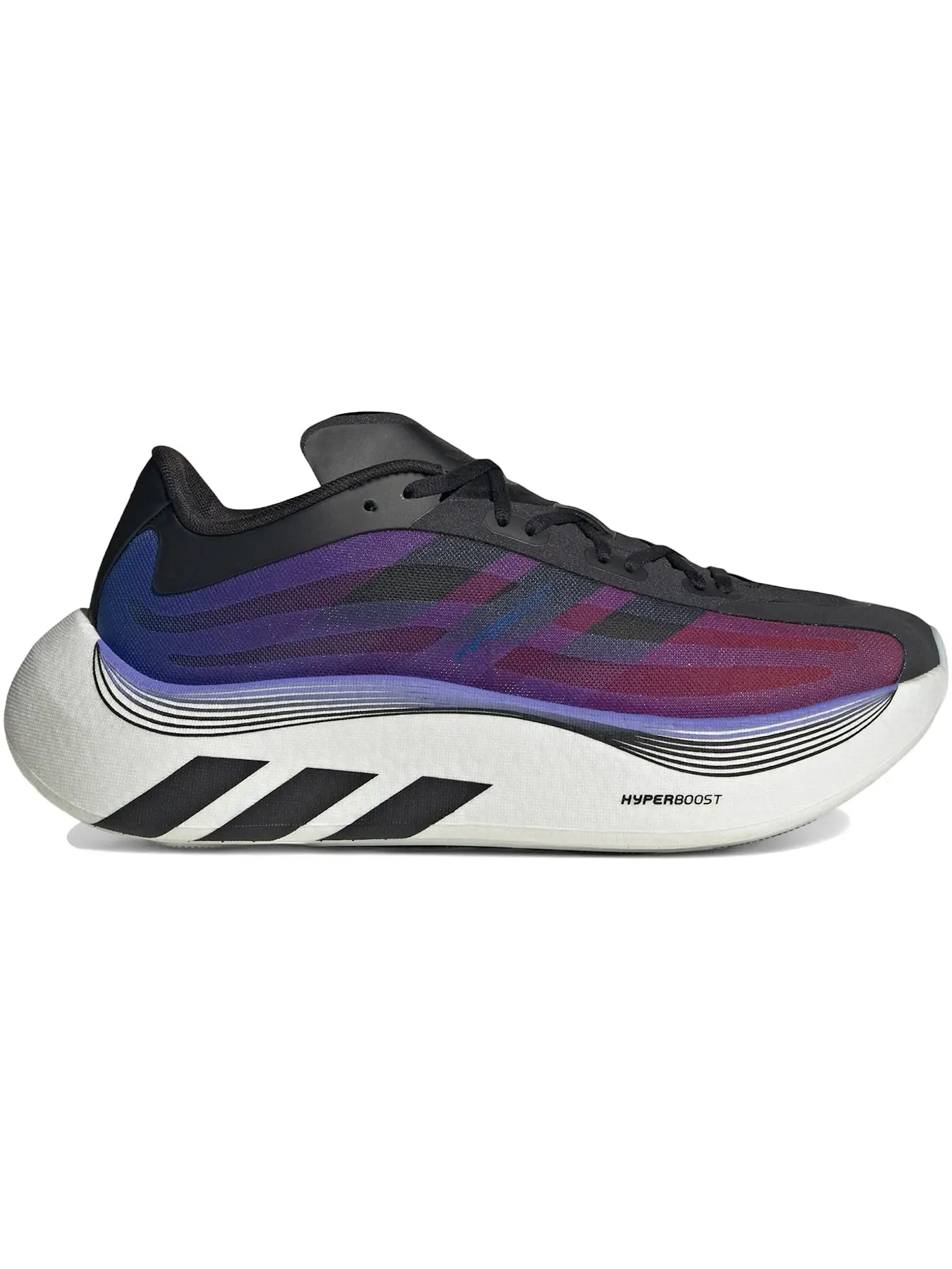 Мужские кроссовки для бега с амортизацией Adidas Hyper Boost Euphoria LT — изображение 1 из 1, черный/синий/красный