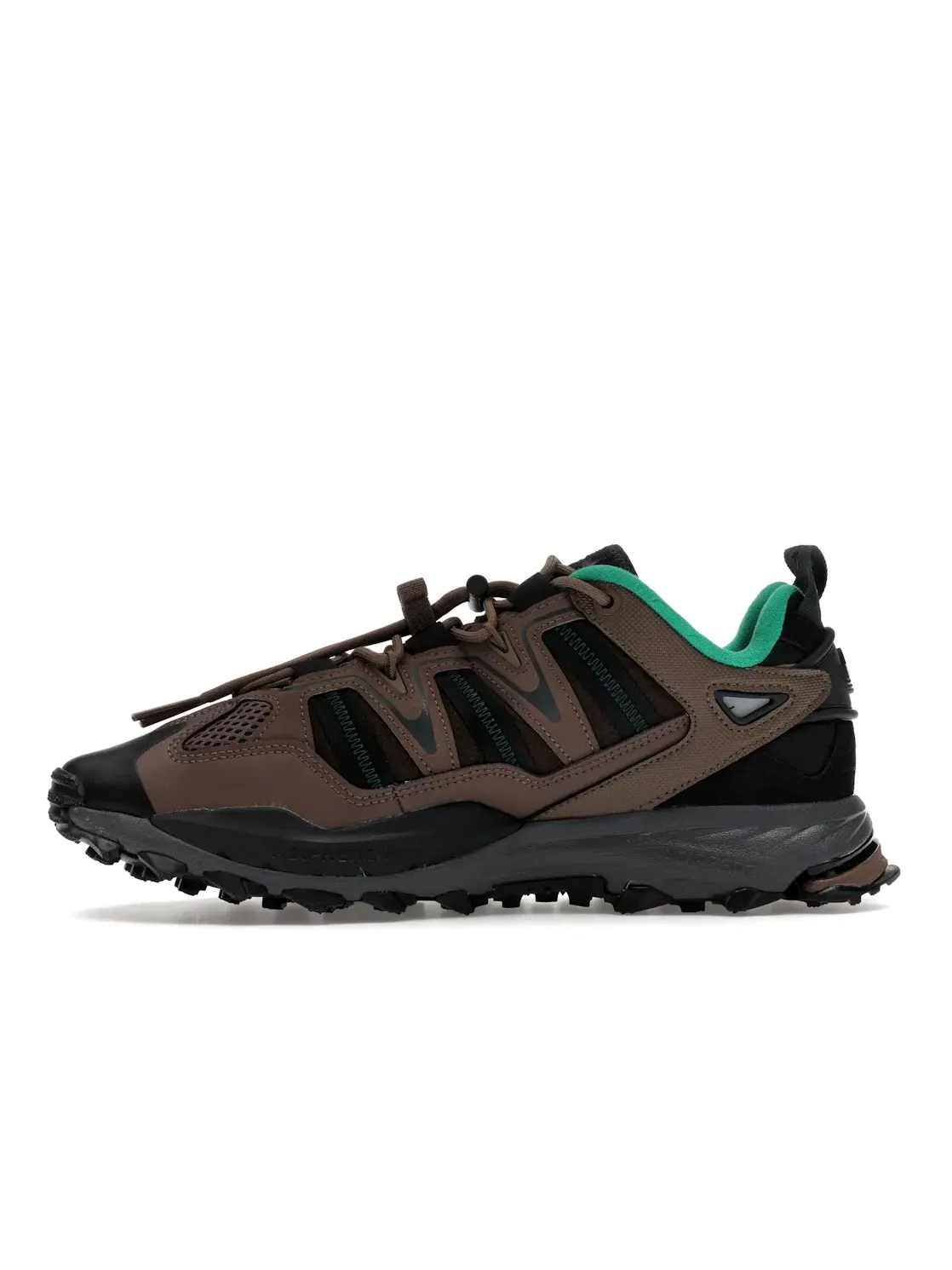 Мужские кроссовки Lifestyle Hyperturf Adventure Adidas — изображение 3 из 4, черный/зеленый