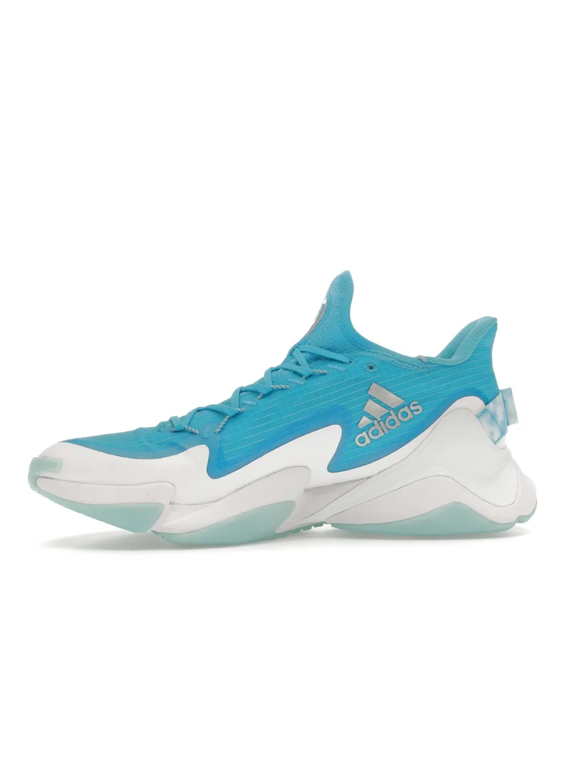 Мужские кроссовки для бега с амортизацией Adidas Impact FLX Adidas — изображение 3 из 4, синий/серебристый