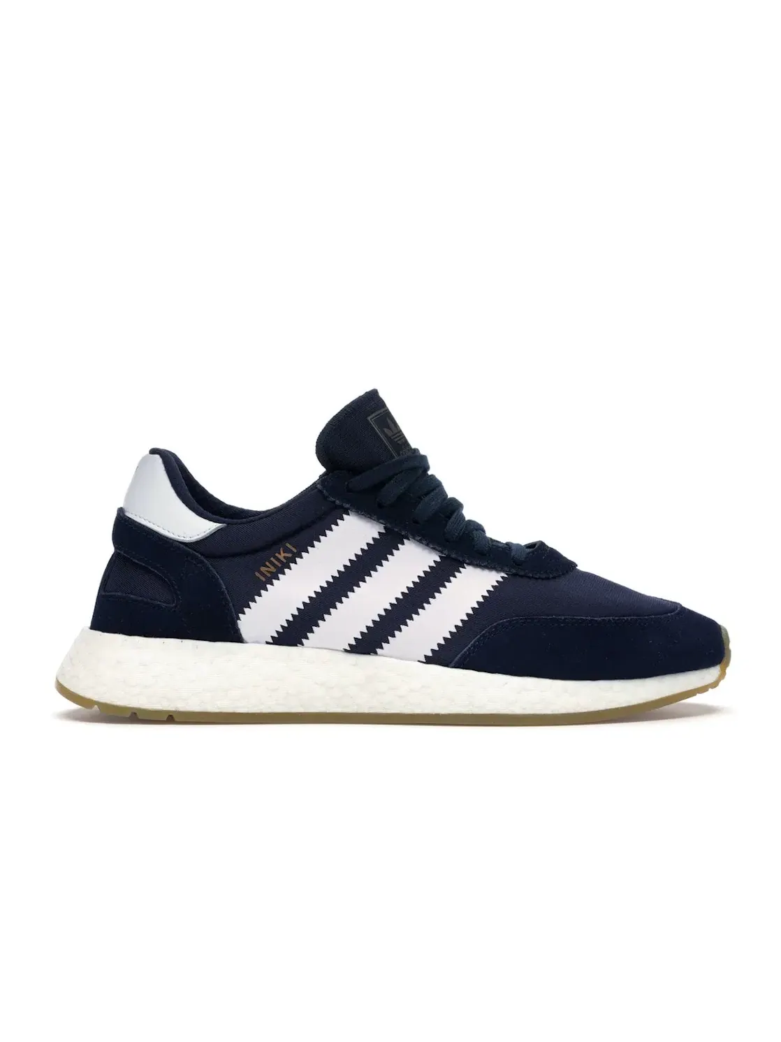 Мужские кроссовки в ретро-стиле Adidas Iniki Runner — изображение 1 из 4, темно-синий/белый