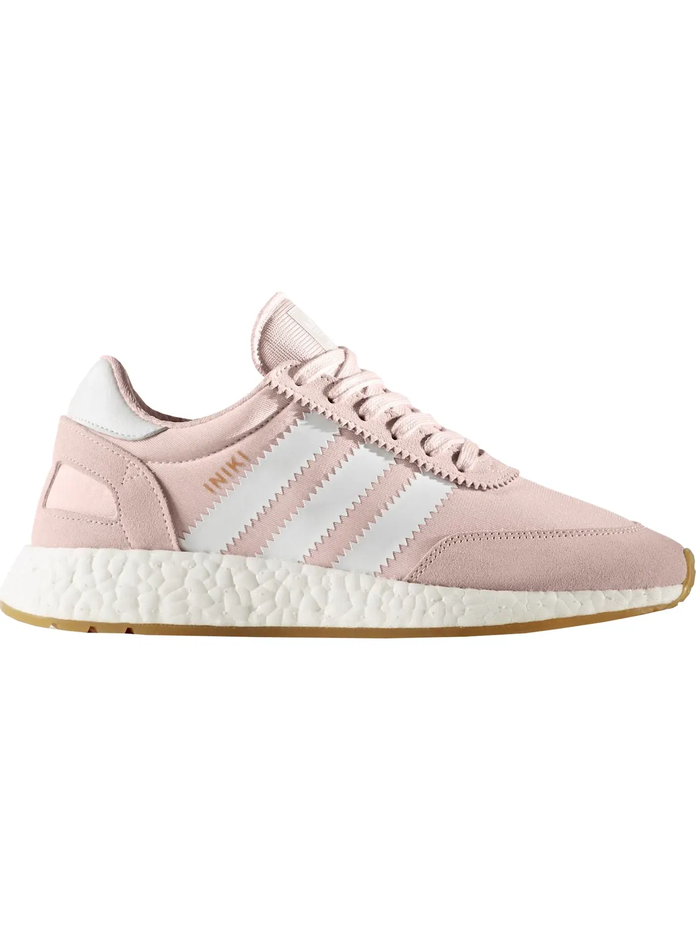 Женские кроссовки для повседневной носки Adidas Iniki Runner — изображение 1 из 1, розовый/белый