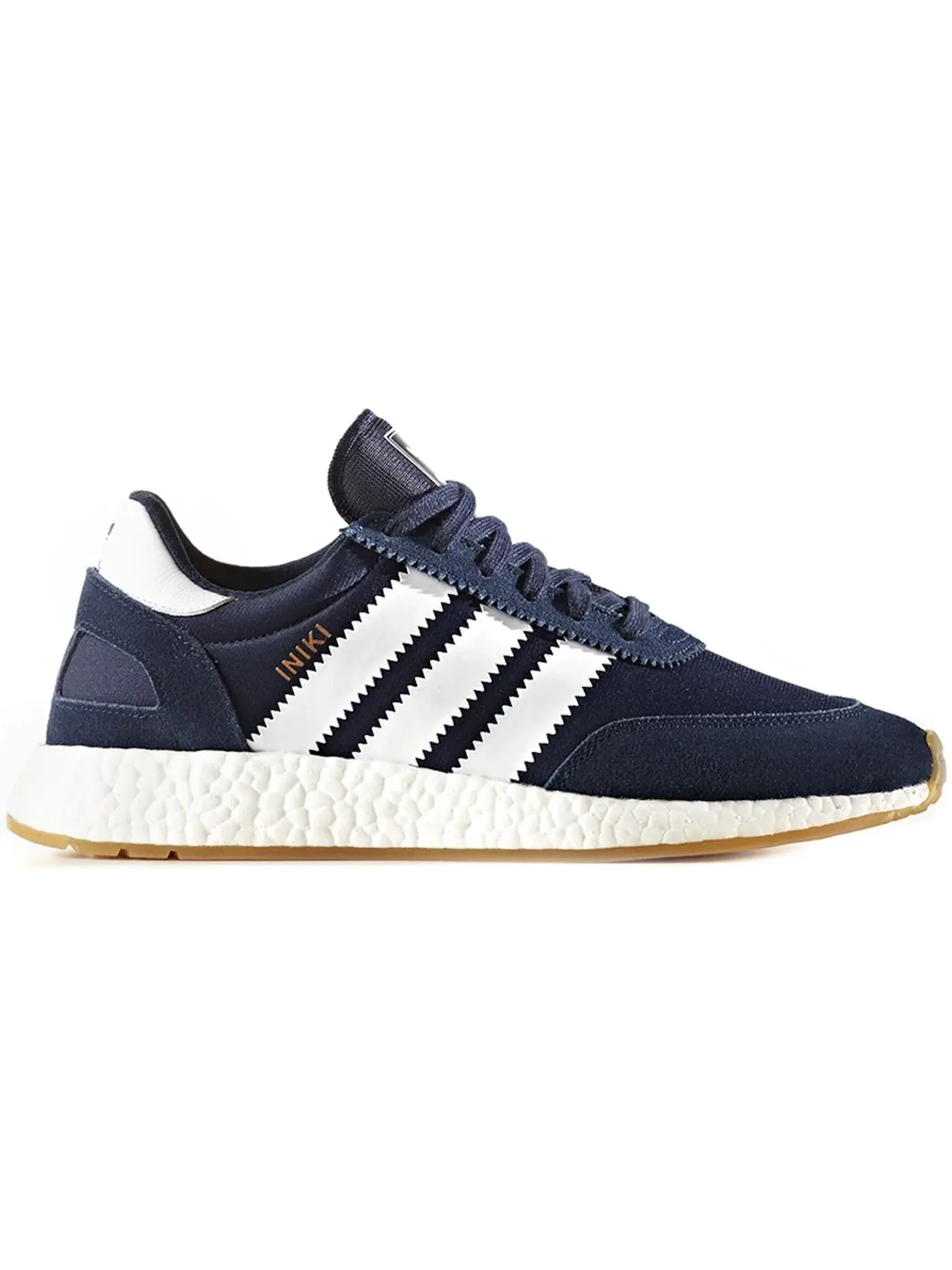 Мужские кроссовки lifestyle с ретро-дизайном Adidas Iniki Runner — изображение 1 из 1, темно-синий/белый