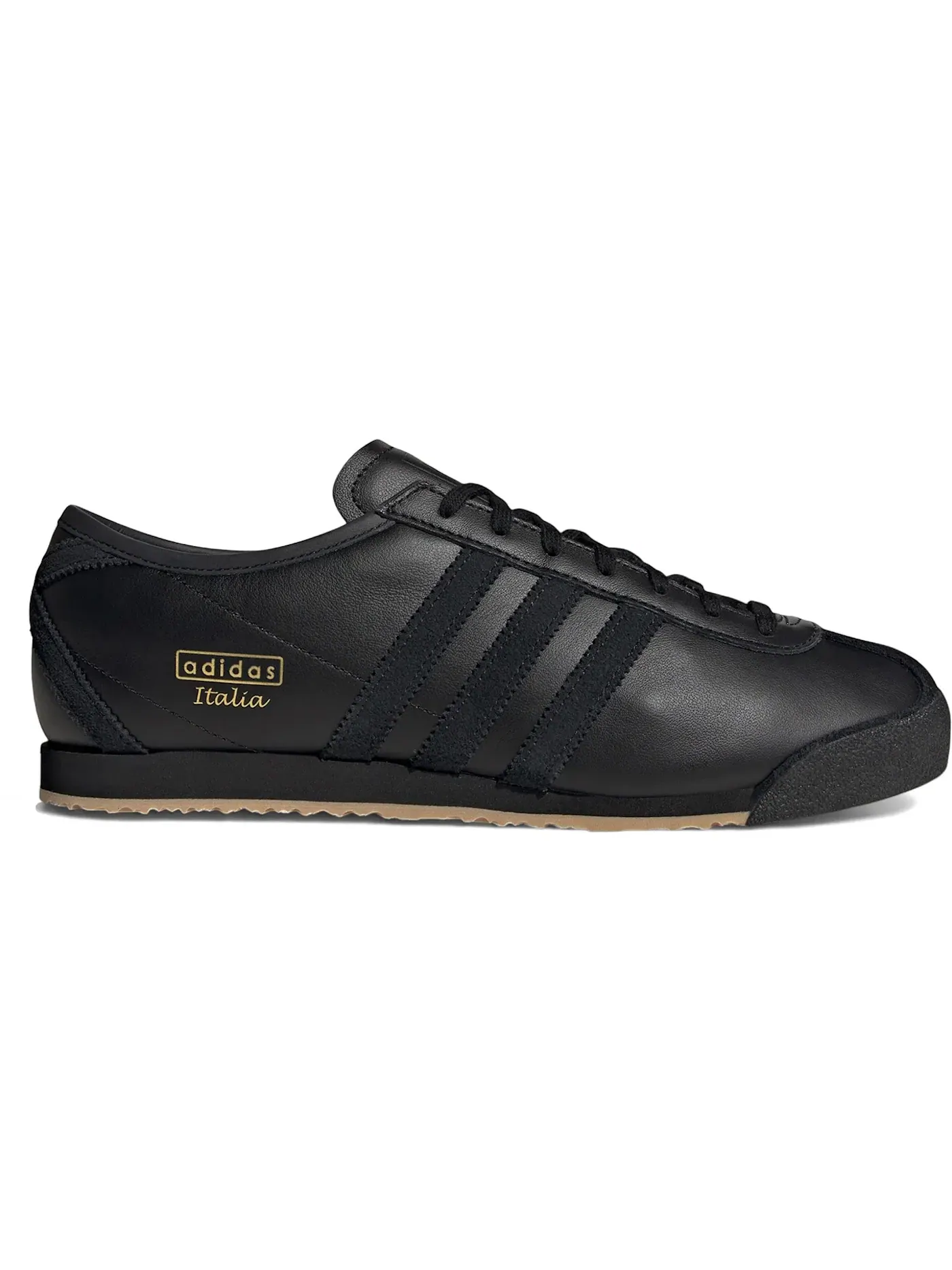 Мужские кроссовки для повседневной жизни Adidas Italia 70s — изображение 1 из 1, черный/черный