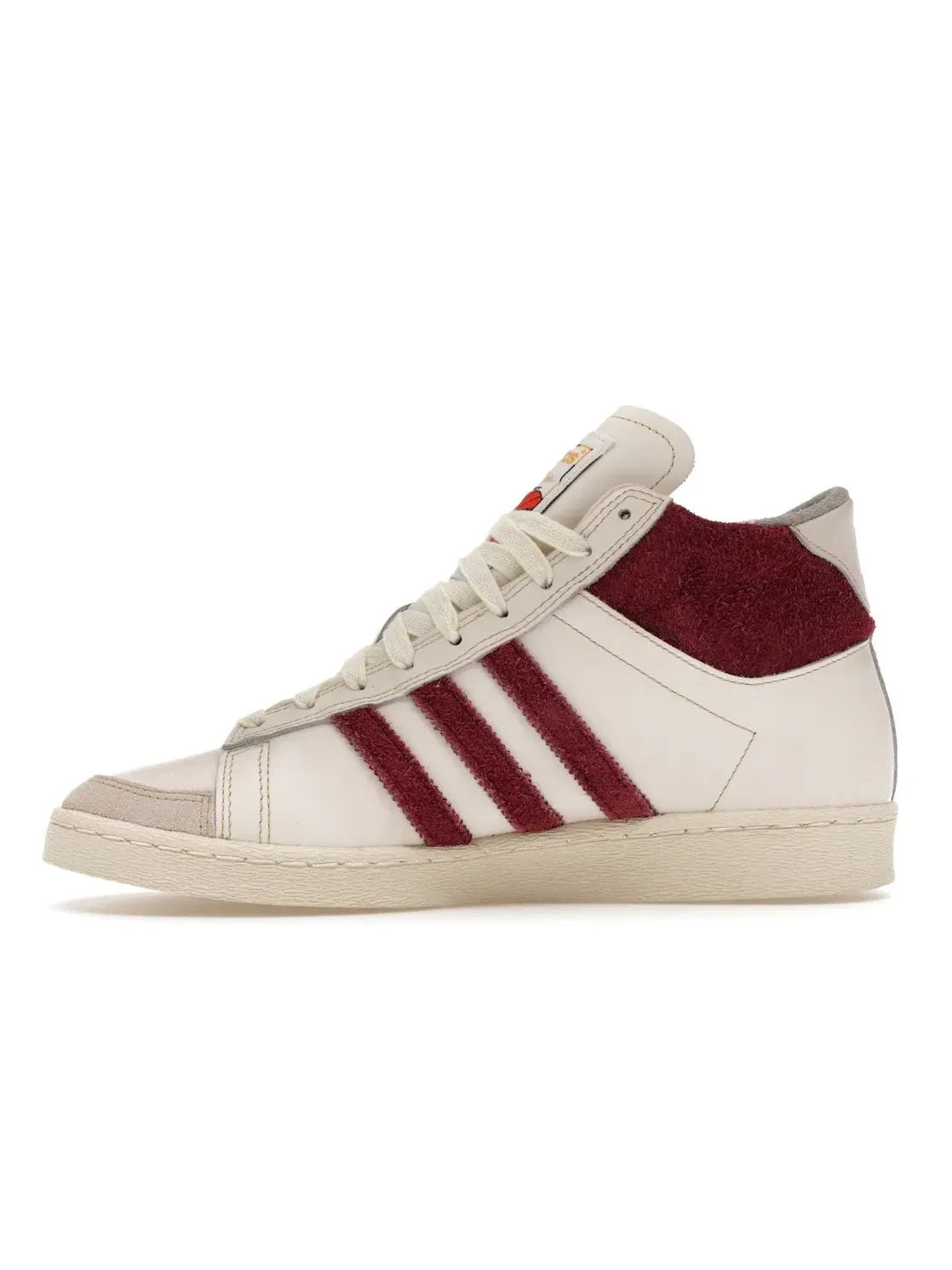 Мужские кроссовки с высоким верхом Adidas Jabbar Hi Adidas — изображение 3 из 4, белый/красный
