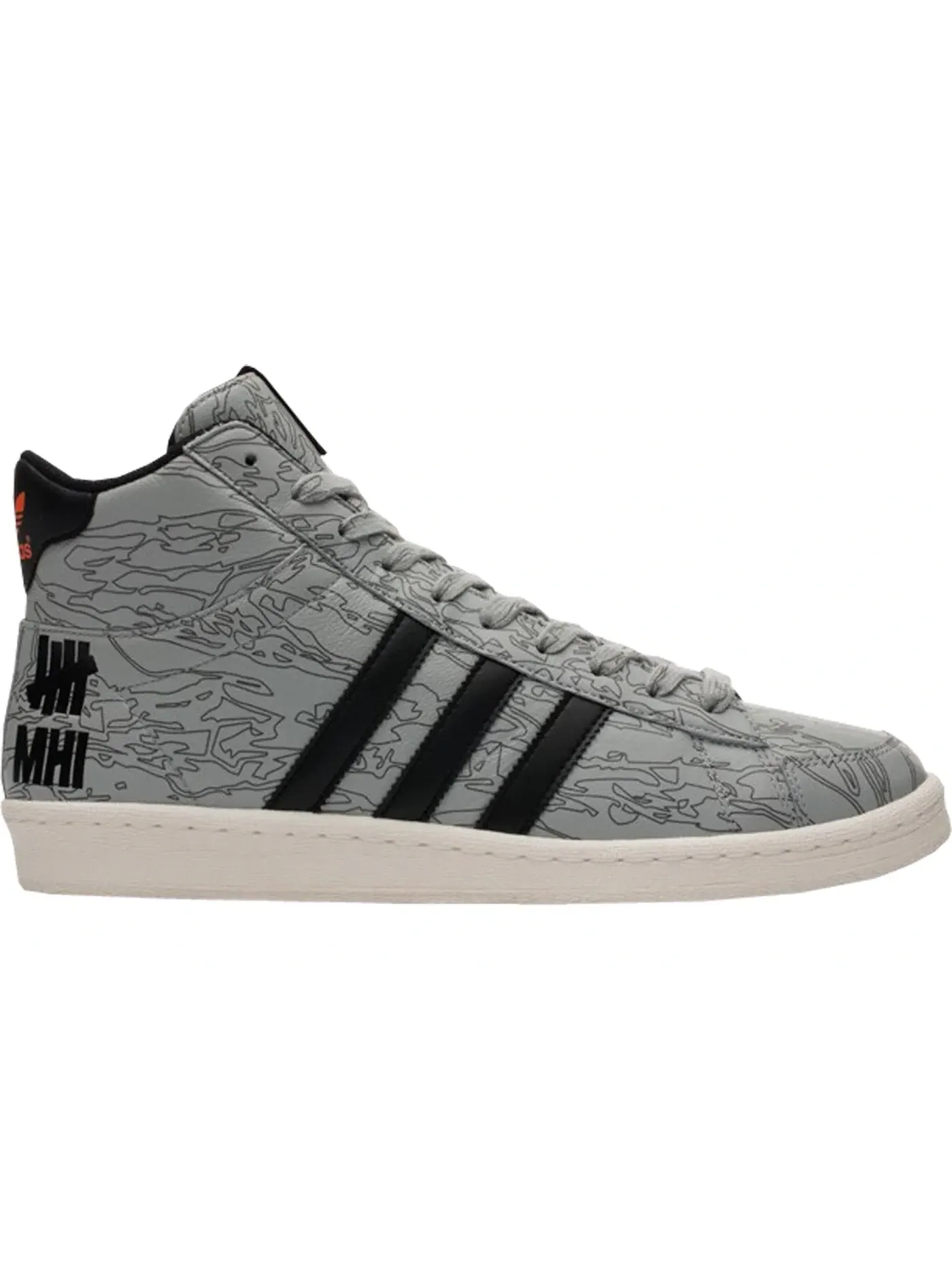 Мужские кроссовки Lifestyle Adidas Jabbar Hi — изображение 1 из 1, черный/белый/оранжевый