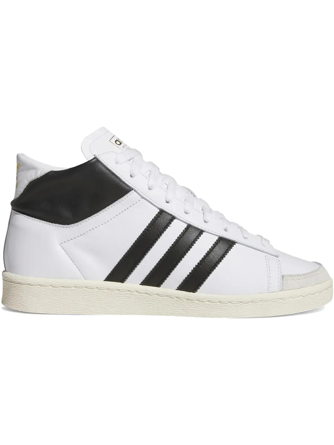 Мужские кроссовки Lifestyle Adidas Jabbar Hi — изображение 1 из 1, белый/черный/белый