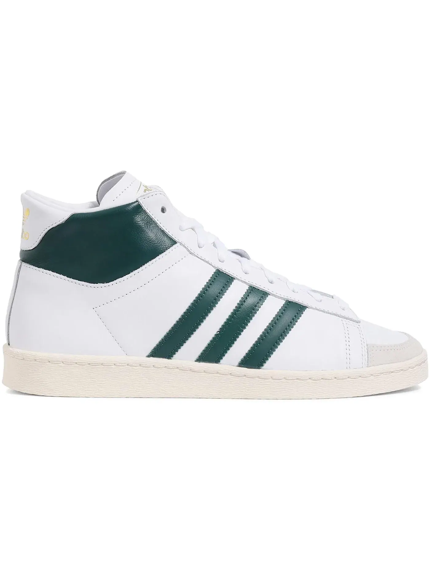 Мужские кроссовки Lifestyle Adidas Jabbar Hi — изображение 1 из 1, белый/зеленый/белый