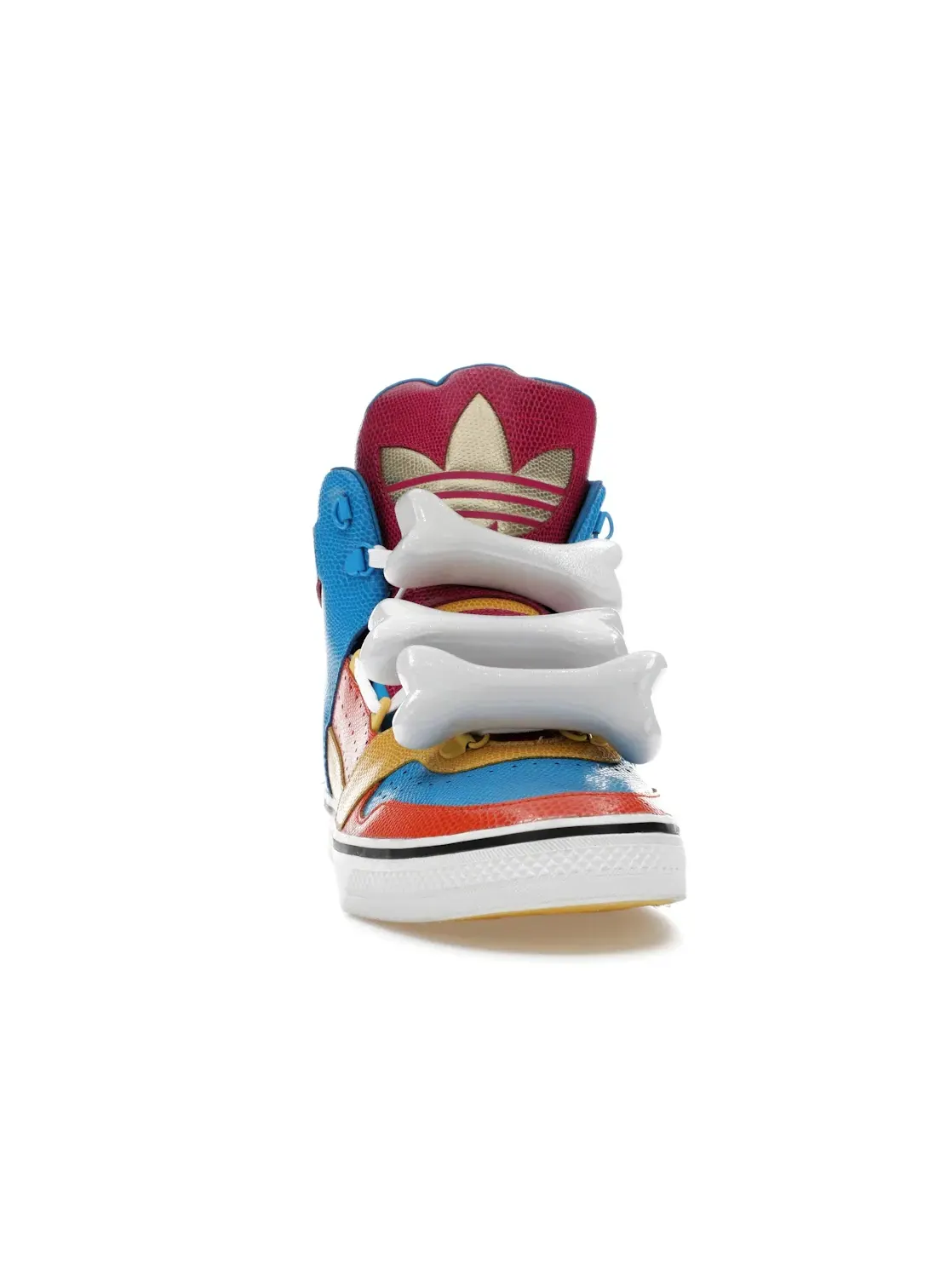 Мужские кроссовки Lifestyle с принтом Adidas JS Bones — изображение 2 из 4, золотистый/синий