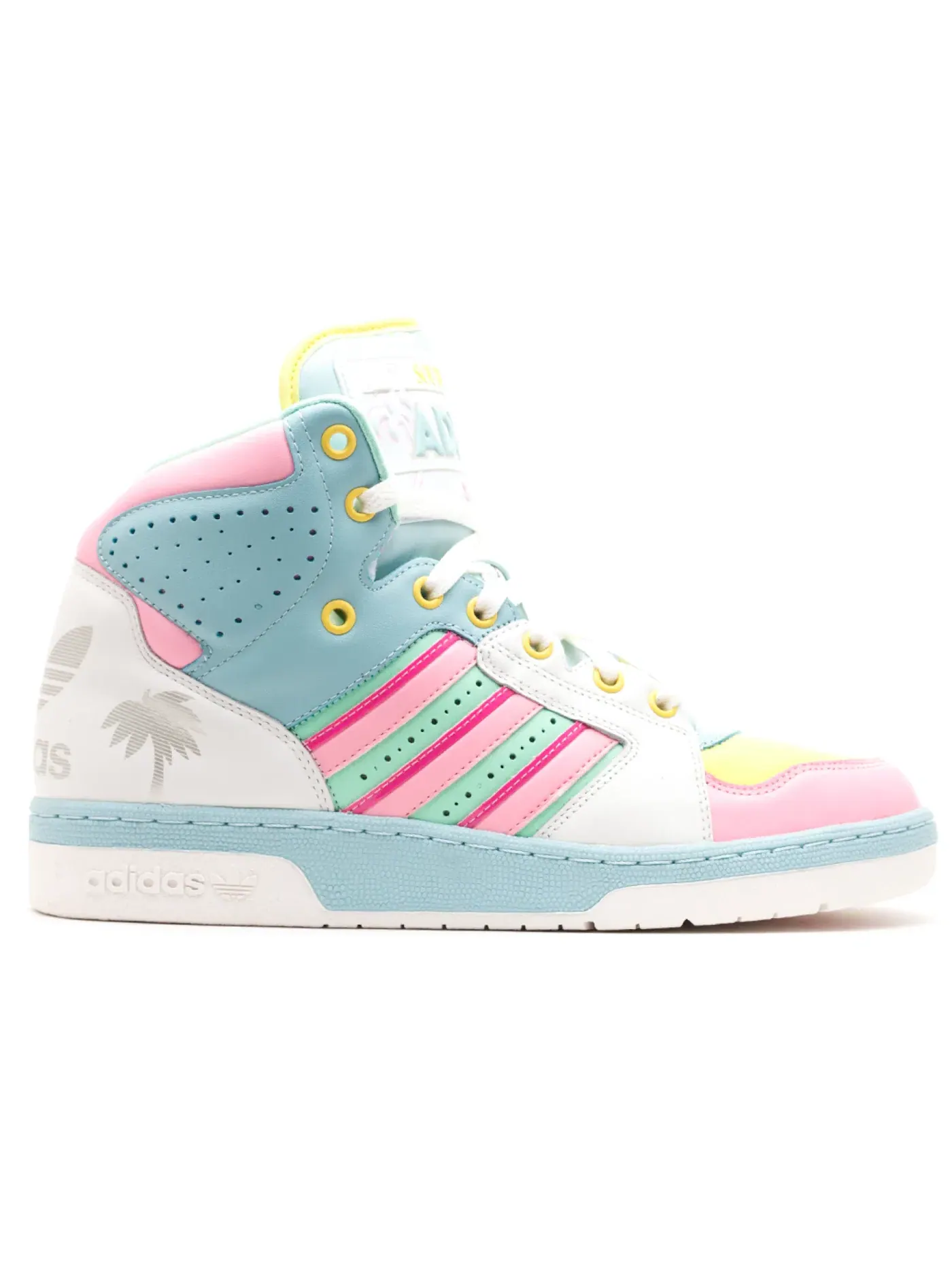 Мужские кроссовки Lifestyle Adidas Js License Plate Miami, Whwhtvap/Clegrn/Vcllgpn — изображение 1 из 1