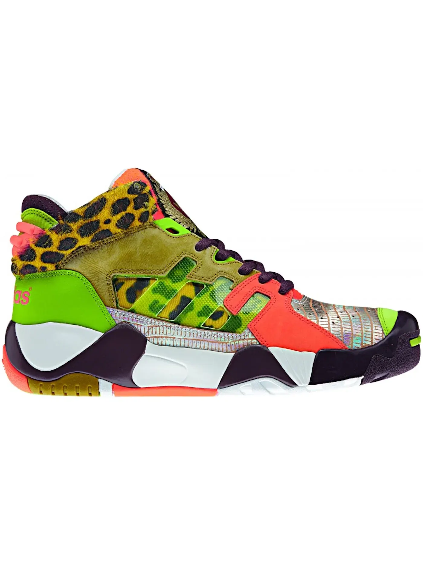 Мужские кроссовки lifestyle Adidas JS Streetball, Warnin/Radgrn/Root — изображение 1 из 1