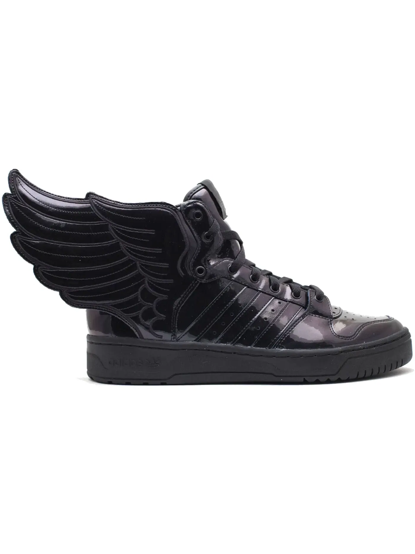 Мужские кроссовки lifestyle с принтом крыльев Adidas JS Wings 2.0 — изображение 1 из 1, черный/белый