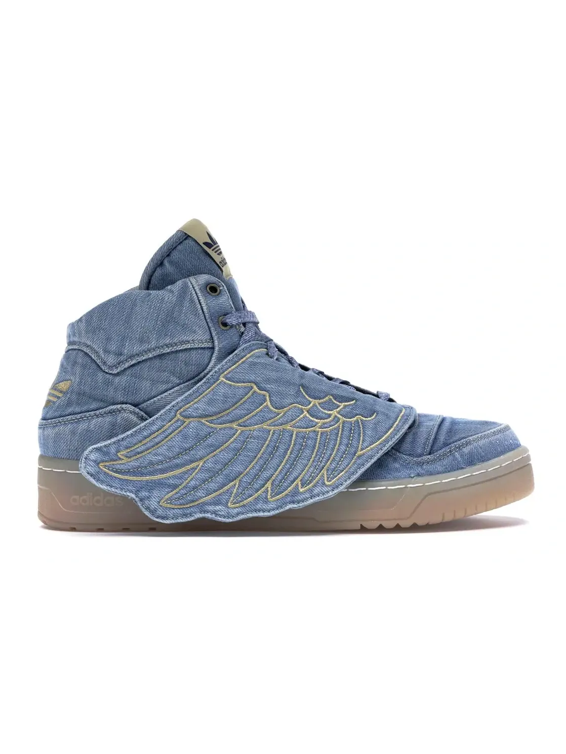 Мужские кроссовки Lifestyle с дизайном Adidas JS Wings Adidas — изображение 1 из 2, белый/черный