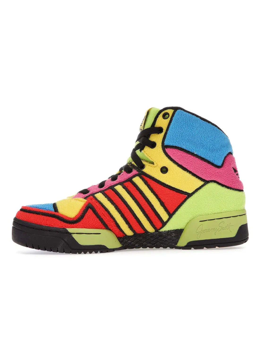 Мужские кроссовки Lifestyle с радужным принтом Adidas JS Wings — изображение 3 из 4, черный
