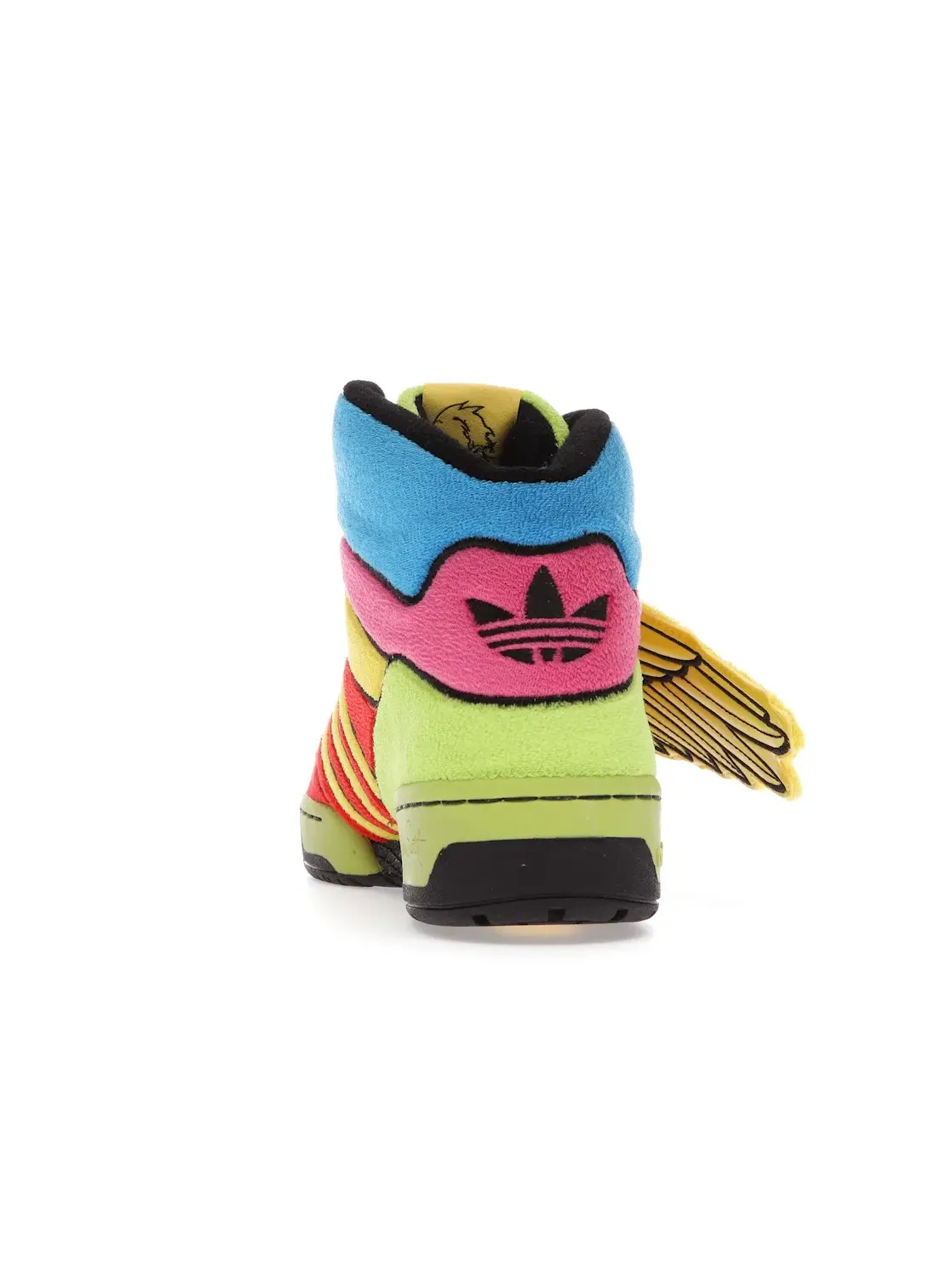 Мужские кроссовки Lifestyle с радужным принтом Adidas JS Wings — изображение 4 из 4, черный