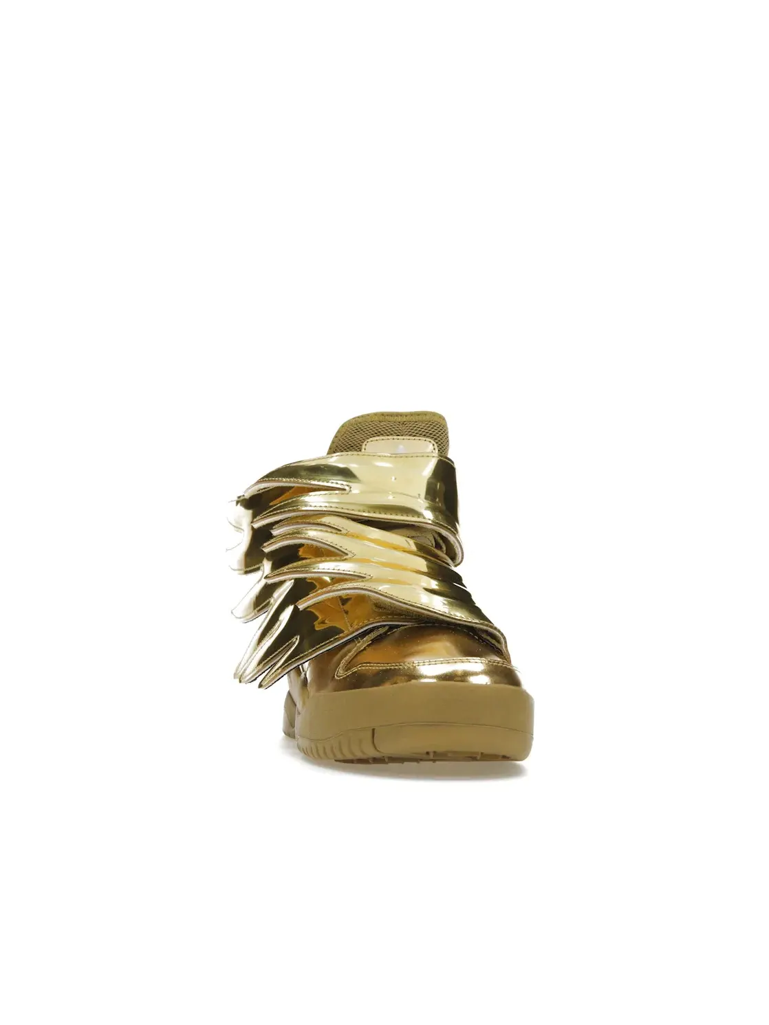 Мужские кроссовки Lifestyle с оригинальным дизайном Adidas JS Wings — изображение 2 из 4, золотистый металлик