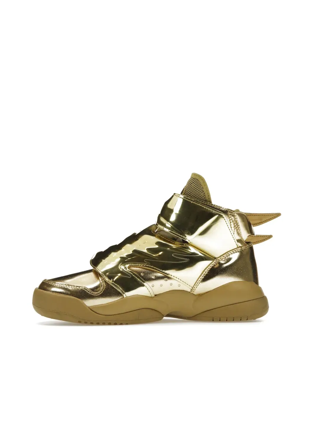 Мужские кроссовки Lifestyle с оригинальным дизайном Adidas JS Wings — изображение 3 из 4, золотистый металлик