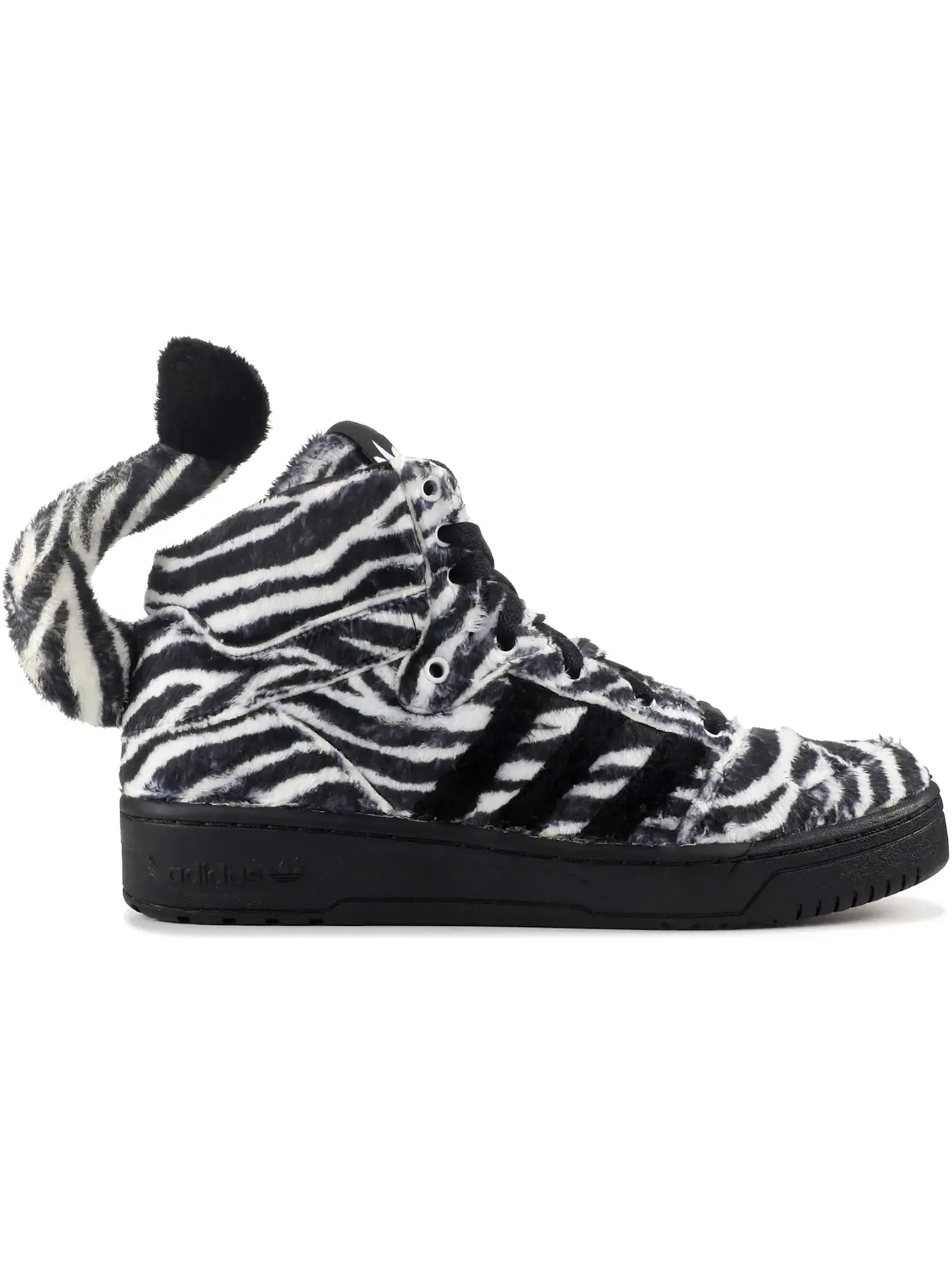 Мужские кроссовки lifestyle Adidas JS Zebra — изображение 1 из 1, черный/белый/черный
