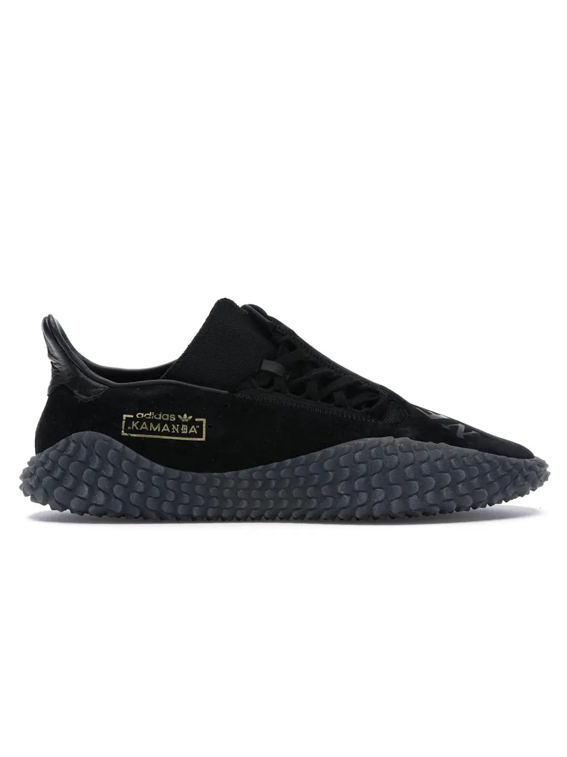 Мужские кроссовки Lifestyle с нестандартной шнуровкой Adidas Kamanda — изображение 1 из 4, черный