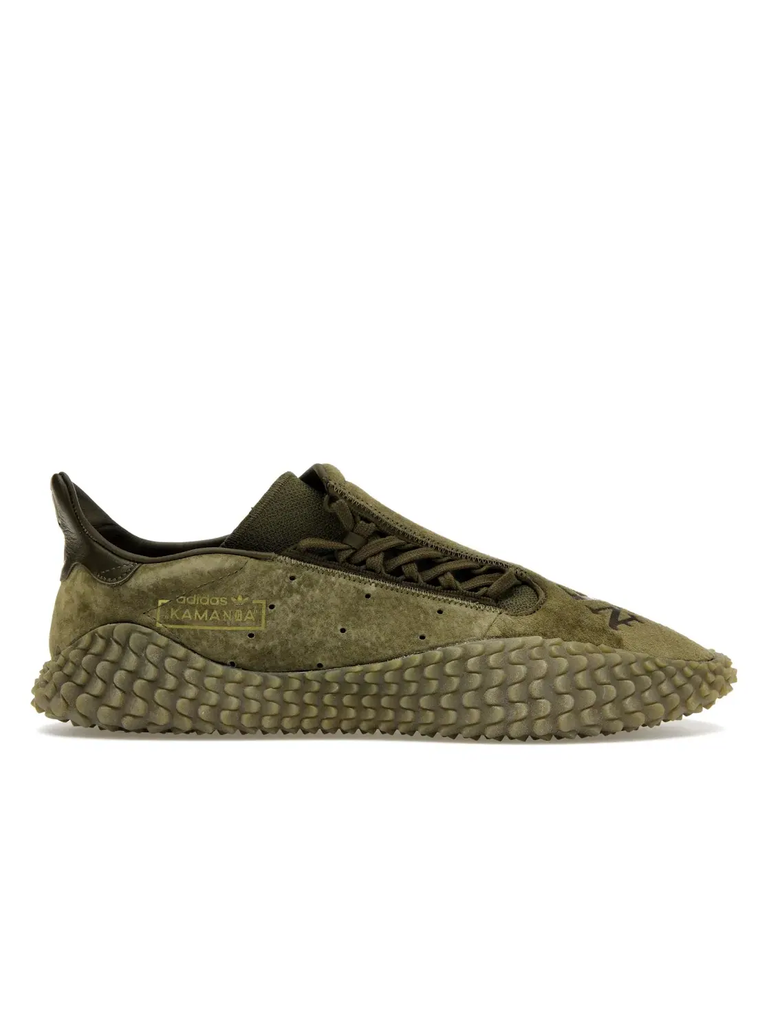 Мужские кроссовки Lifestyle с текстурированной подошвой Adidas Kamanda Adidas — изображение 1 из 4, черный/черный/черный
