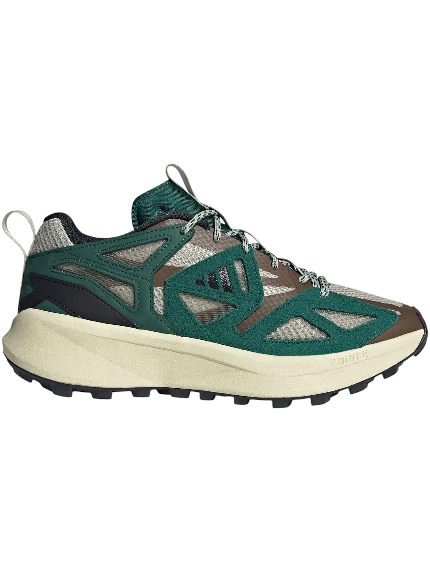 Мужские кроссовки для бега Kantai Trail Adidas — изображение 1 из 1, серый/черный/зеленый