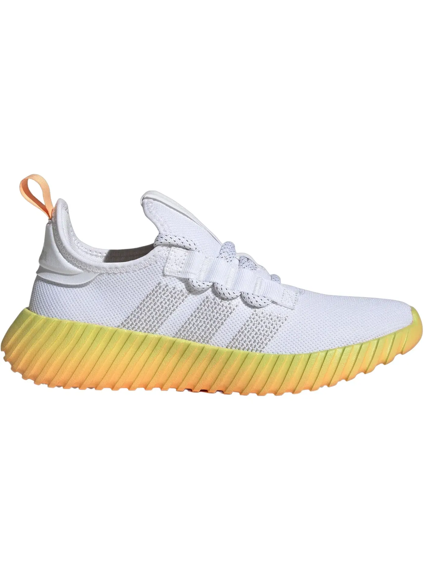 Женские кроссовки с сетчатым верхом Adidas Kaptir Flow — изображение 1 из 1, белый белый оранжевый