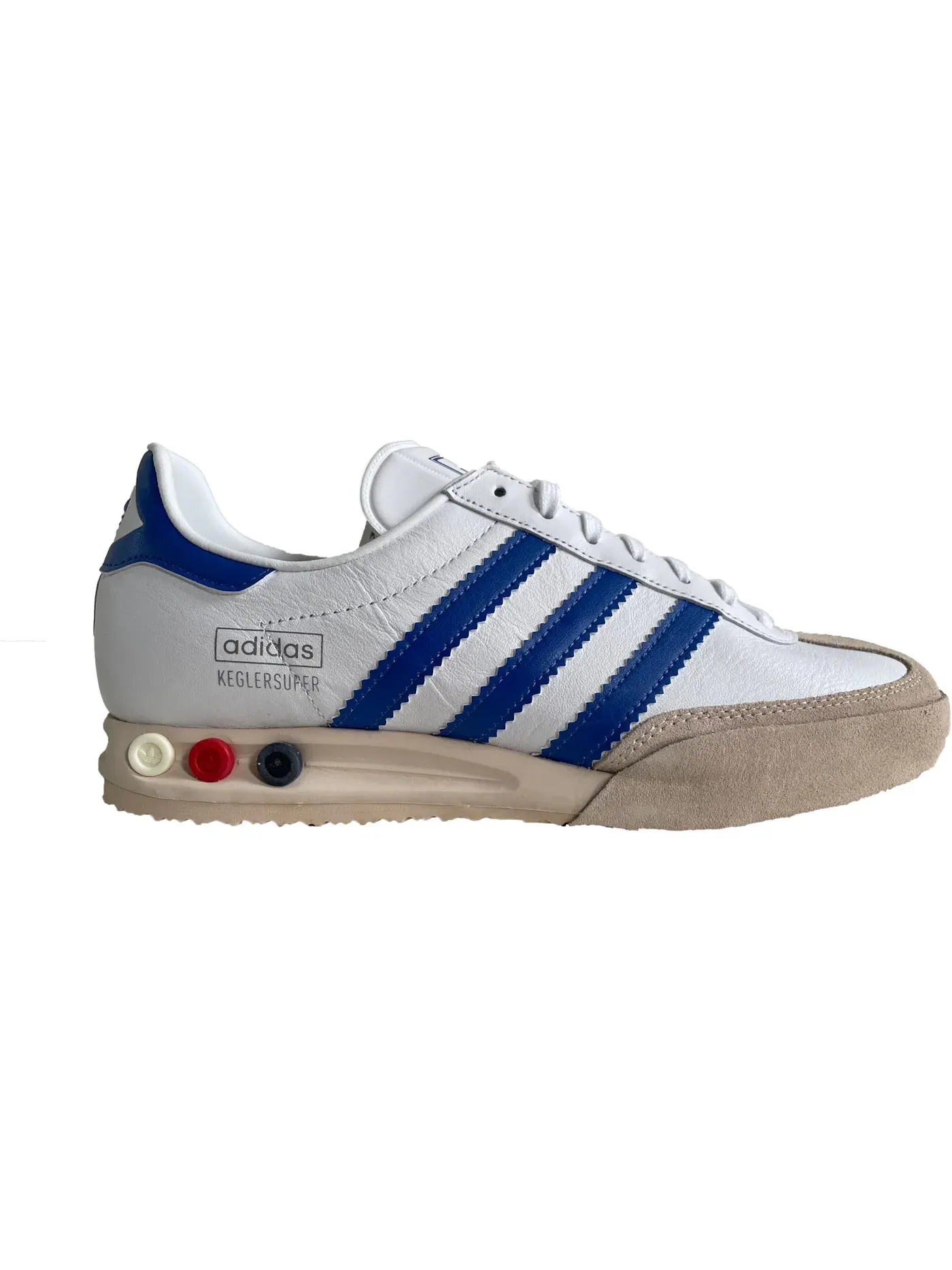 Мужские кроссовки Lifestyle Adidas Kegler Super — изображение 1 из 1, белый/синий