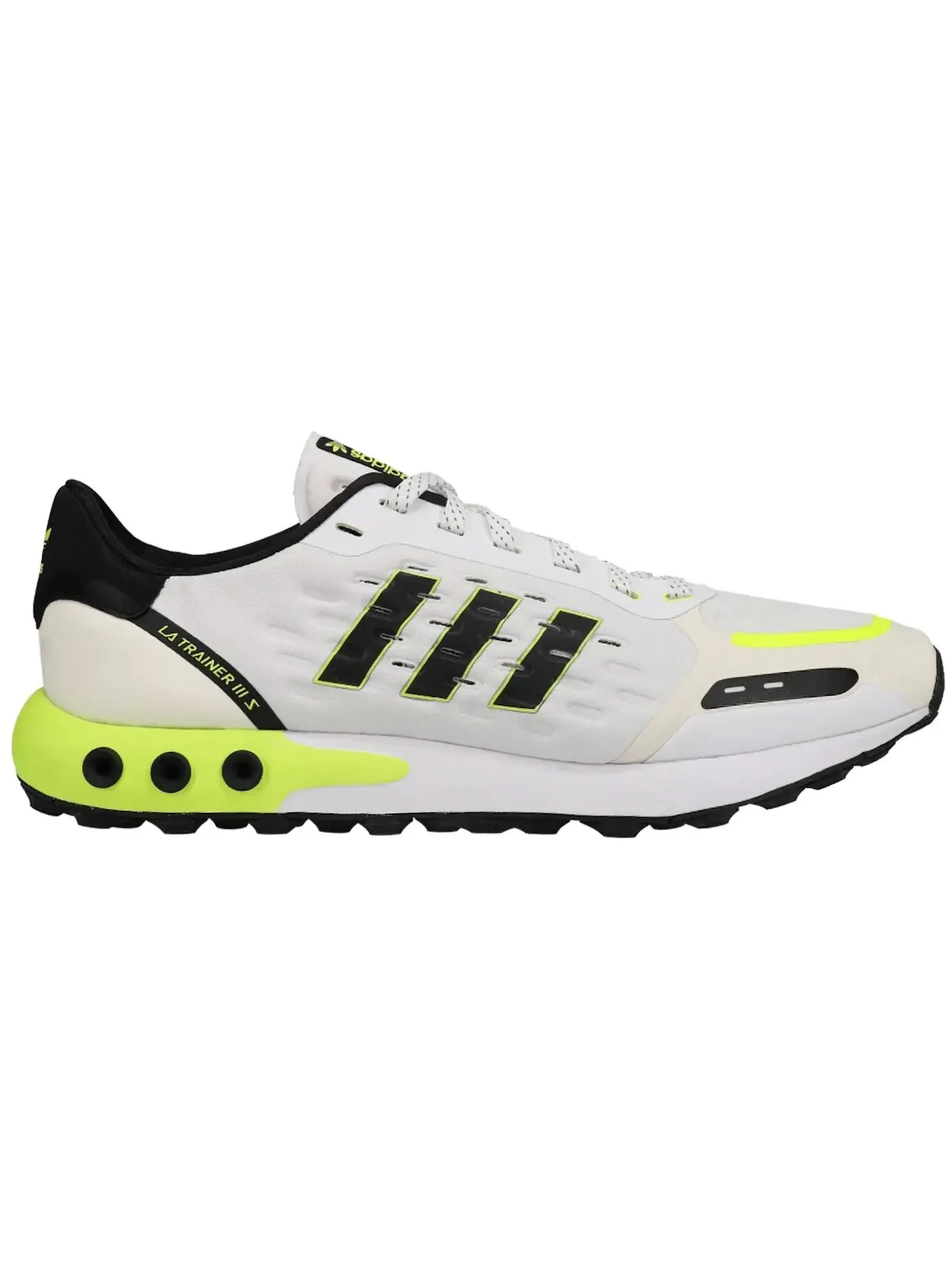 Мужские кроссовки Lifestyle LA Trainer 3 Adidas — изображение 1 из 1, белый черный желтый
