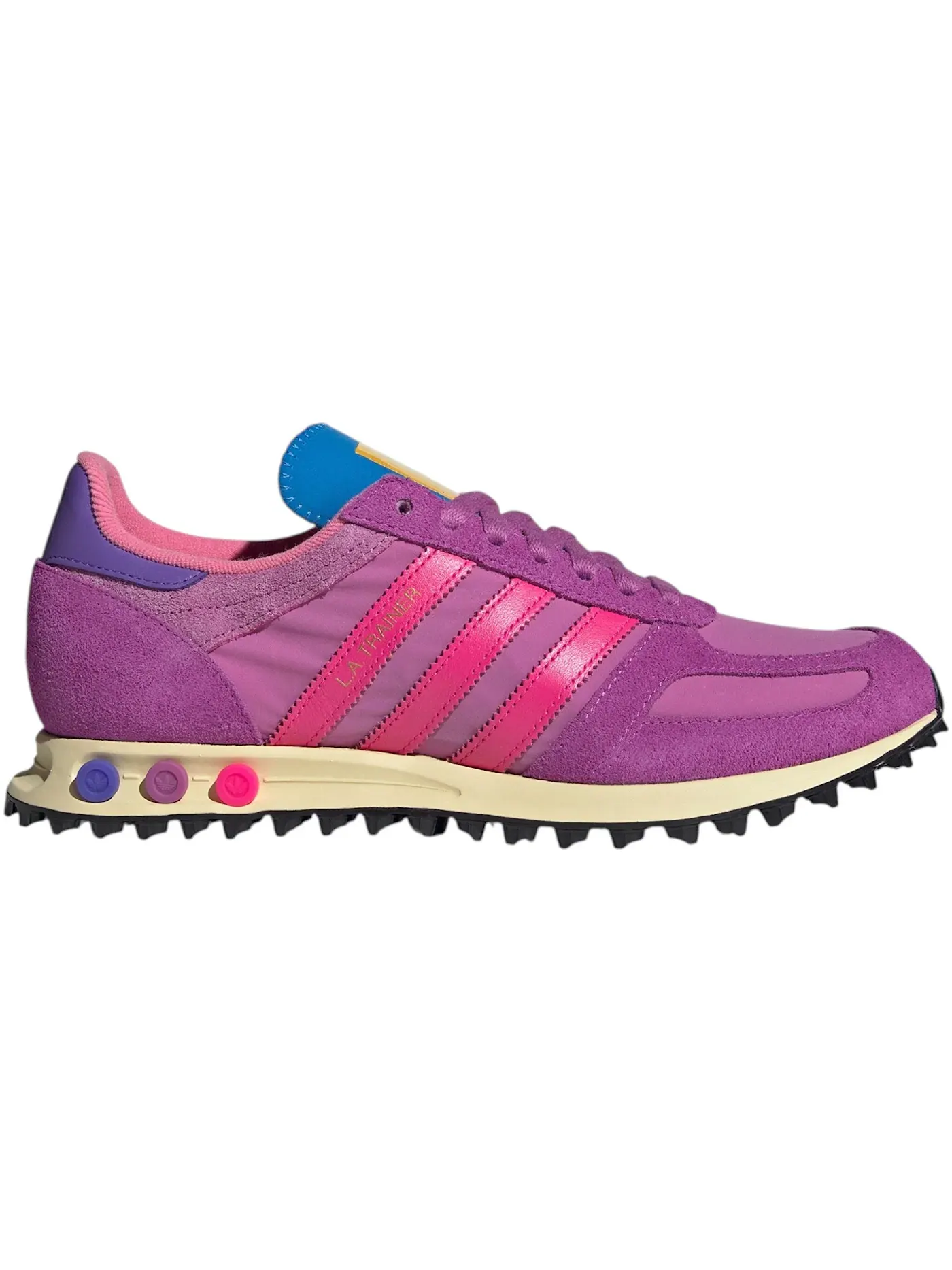 Мужские кроссовки Lifestyle Adidas LA Trainer OG — изображение 1 из 1, розовый/фиолетовый