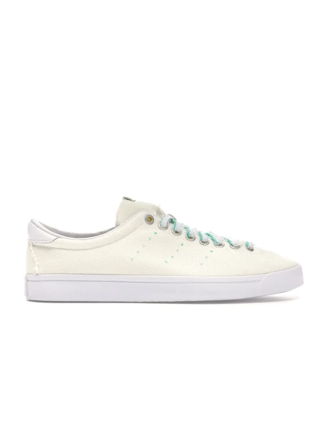Мужские кроссовки Lifestyle с необработанным дизайном Adidas Lacombe — изображение 1 из 4, белый/-зеленый/белый