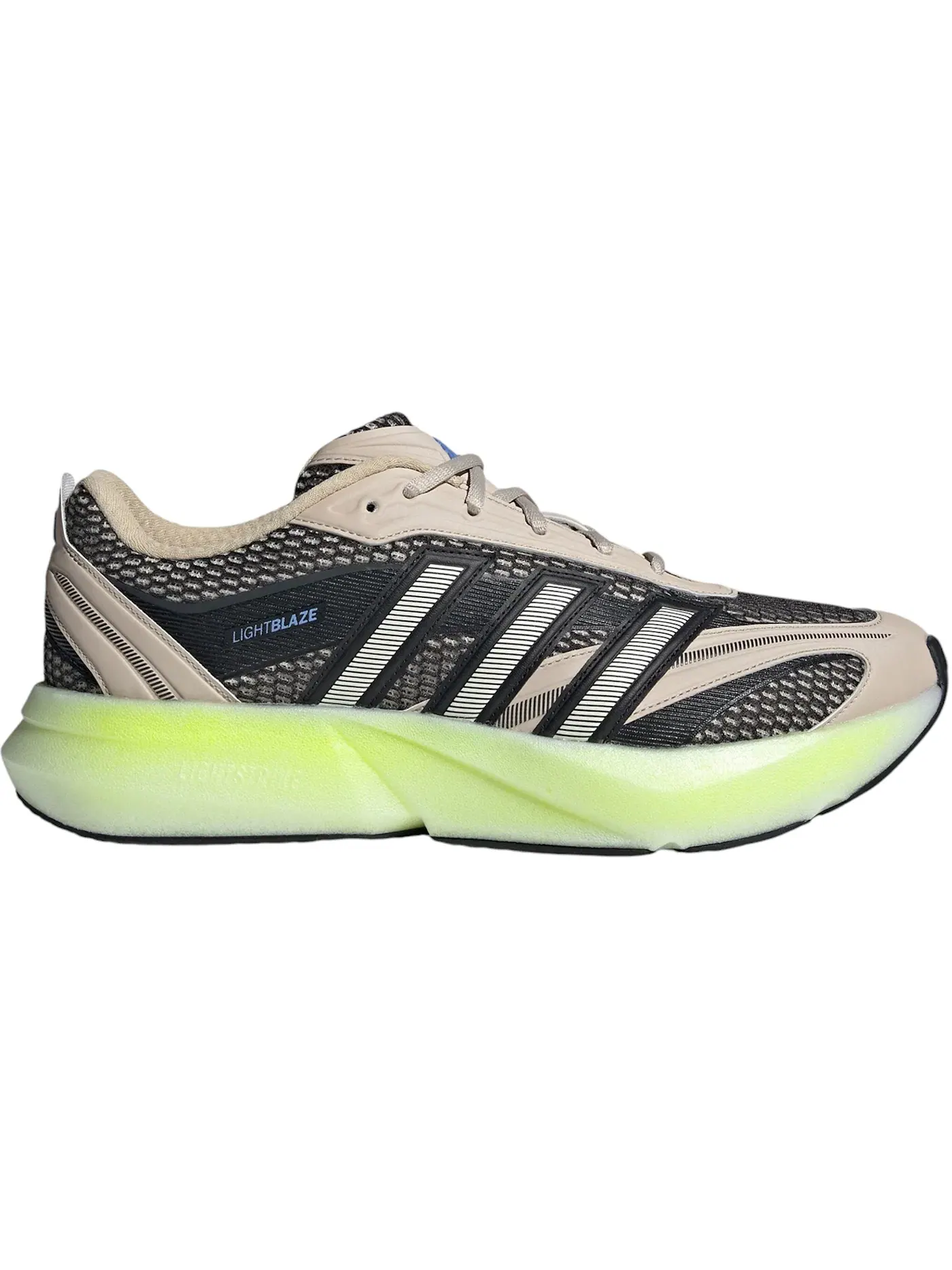 Мужские кроссовки Lifestyle Adidas Lightblaze Glow — изображение 1 из 1, черный//бежевый