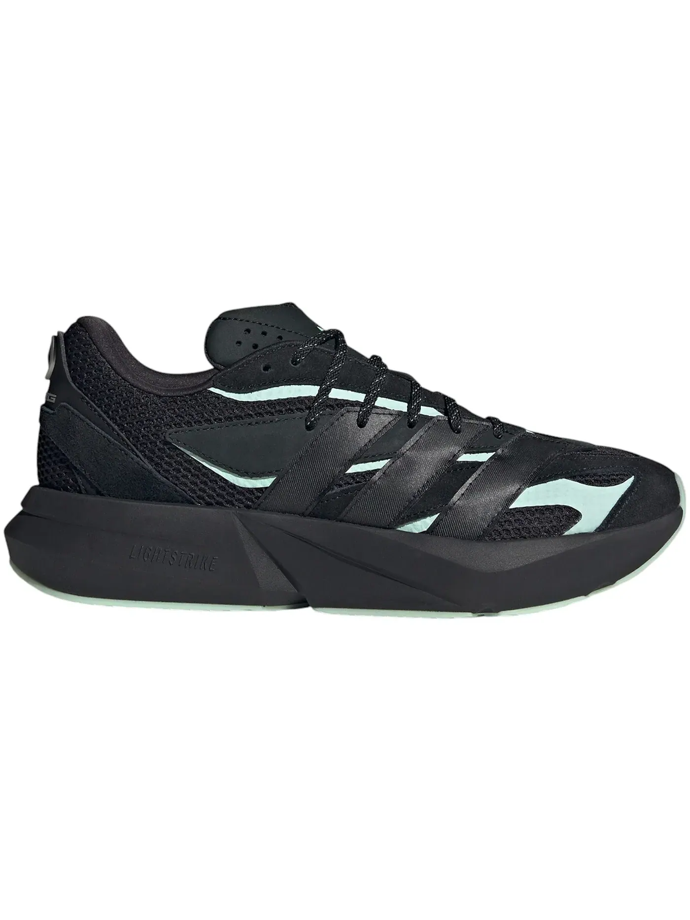 Мужские кроссовки Lifestyle Adidas Lightblaze — изображение 1 из 1, черный/черный/зеленый