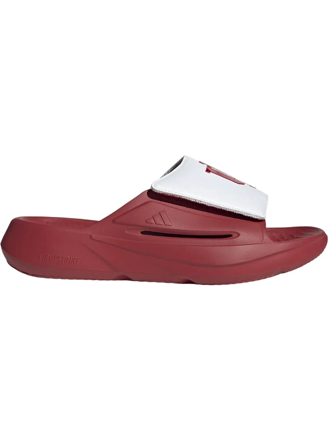 Мужские шлепанцы с ремешком Adidas Lightblaze Slide — изображение 1 из 1, красный/красный/белый
