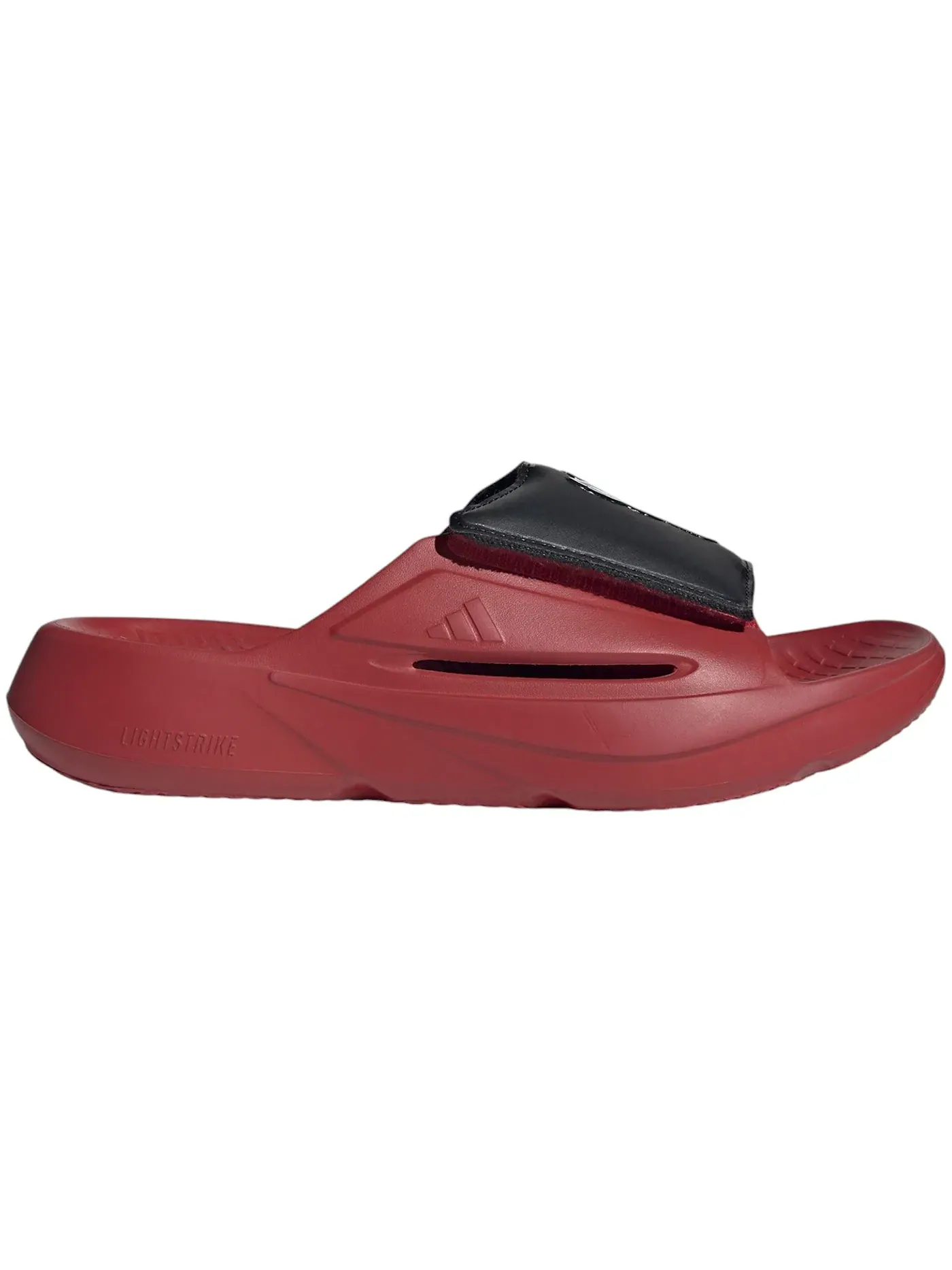 Мужские шлепанцы с ремешком Adidas Lightblaze Slide — изображение 1 из 1, красный/белый/черный