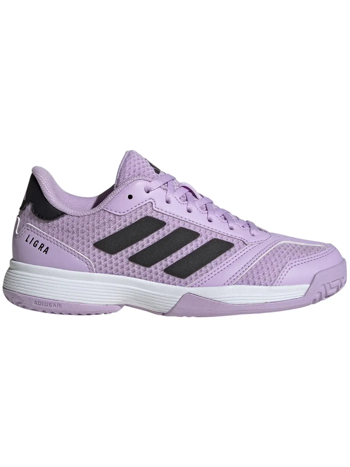 Детские кроссовки для индор-спорта Ligra 8 Indoor Adidas — изображение 1 из 1, черный белый