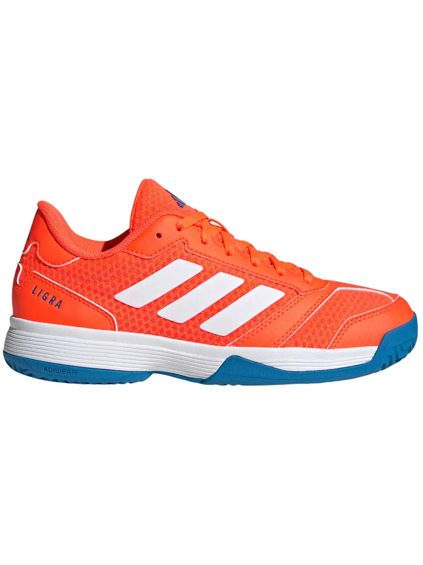 Детские кроссовки для индор-спорта Ligra 8 Indoor Adidas — изображение 1 из 1, оранжевый/белый/белый