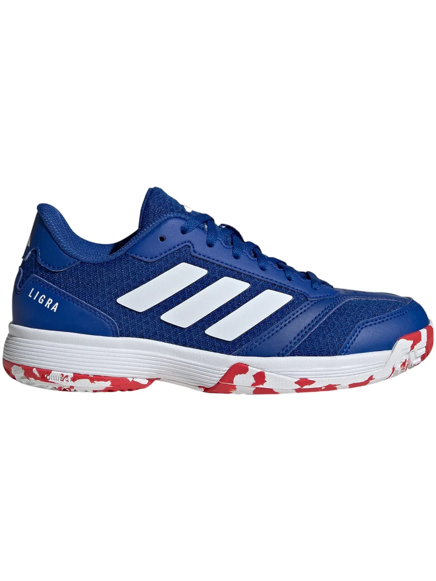 Детские кроссовки для зала Ligra 8 Indoor Adidas — изображение 1 из 1, синий белый