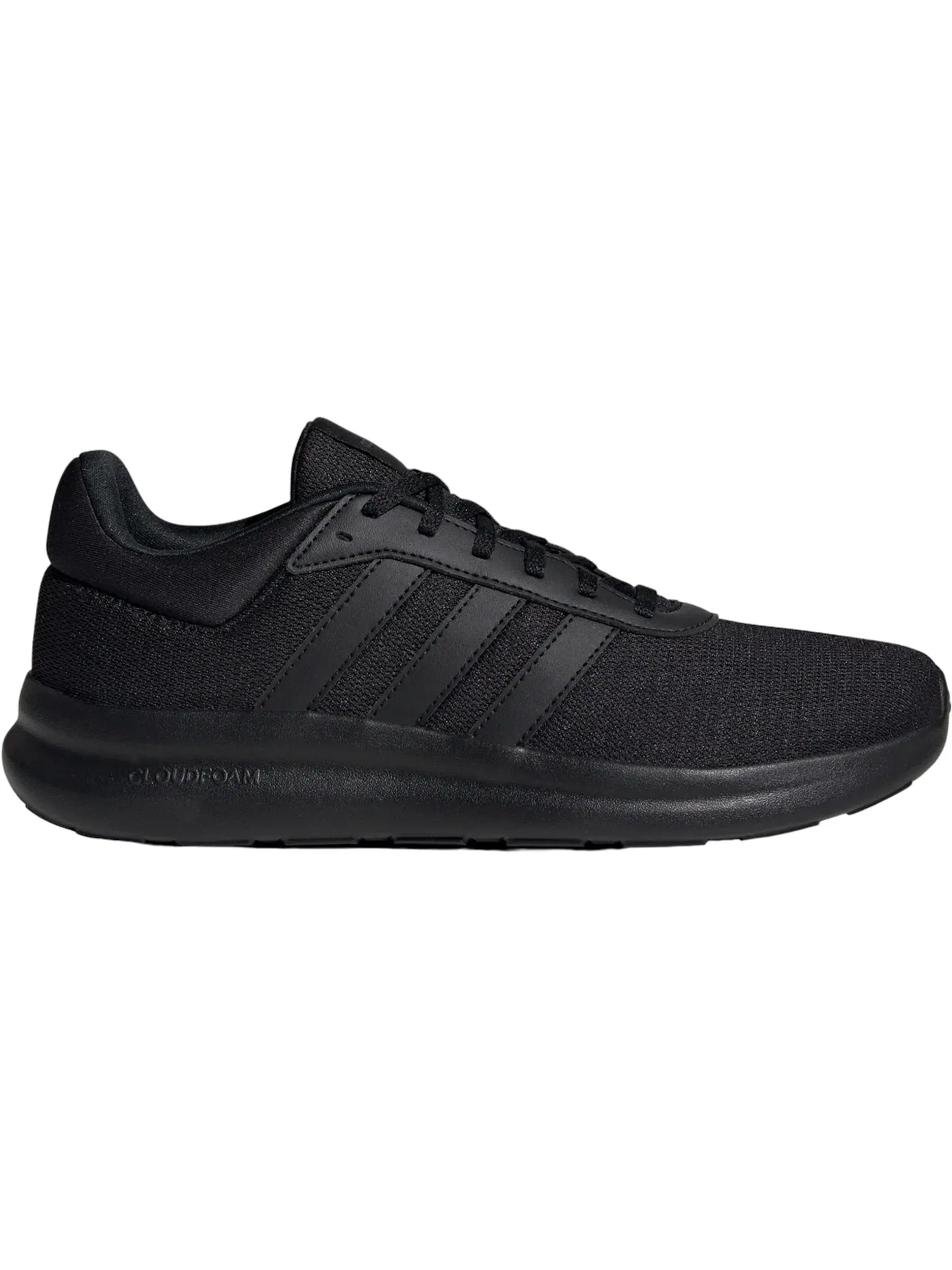 Мужские кроссовки для повседневной носки Adidas Lite Racer 4.0 — изображение 1 из 1, черный/черный/серый